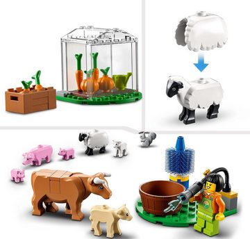 LEGO® Konstruktionsspielsteine Bauernhof mit Tieren (60346), LEGO® City, (230 St)
