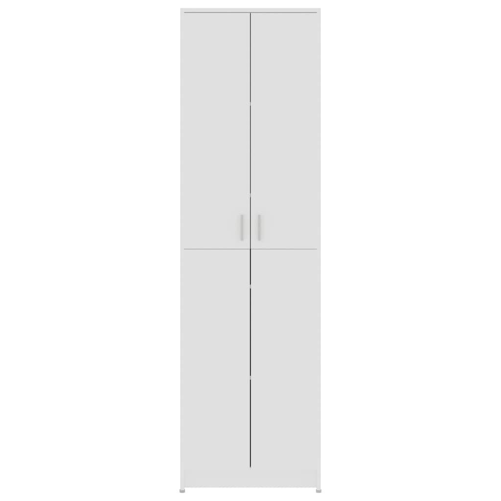 (1-St) furnicato Holzwerkstoff cm Weiß Garderobenschrank Kleiderschrank 55x25x189