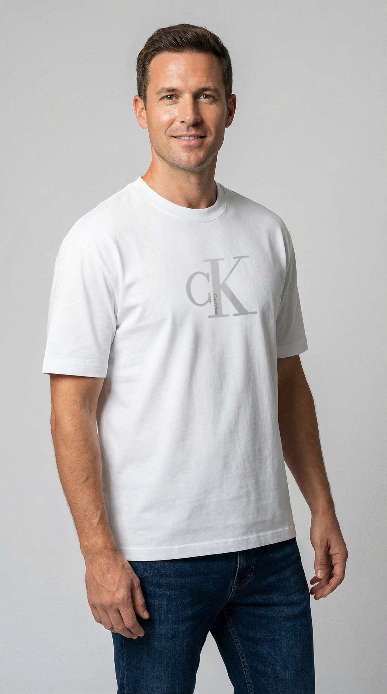 Calvin Klein Jeans T-Shirt SS CNTR MNGRM E CLSS Mit Rundhalsausschnitt günstig online kaufen