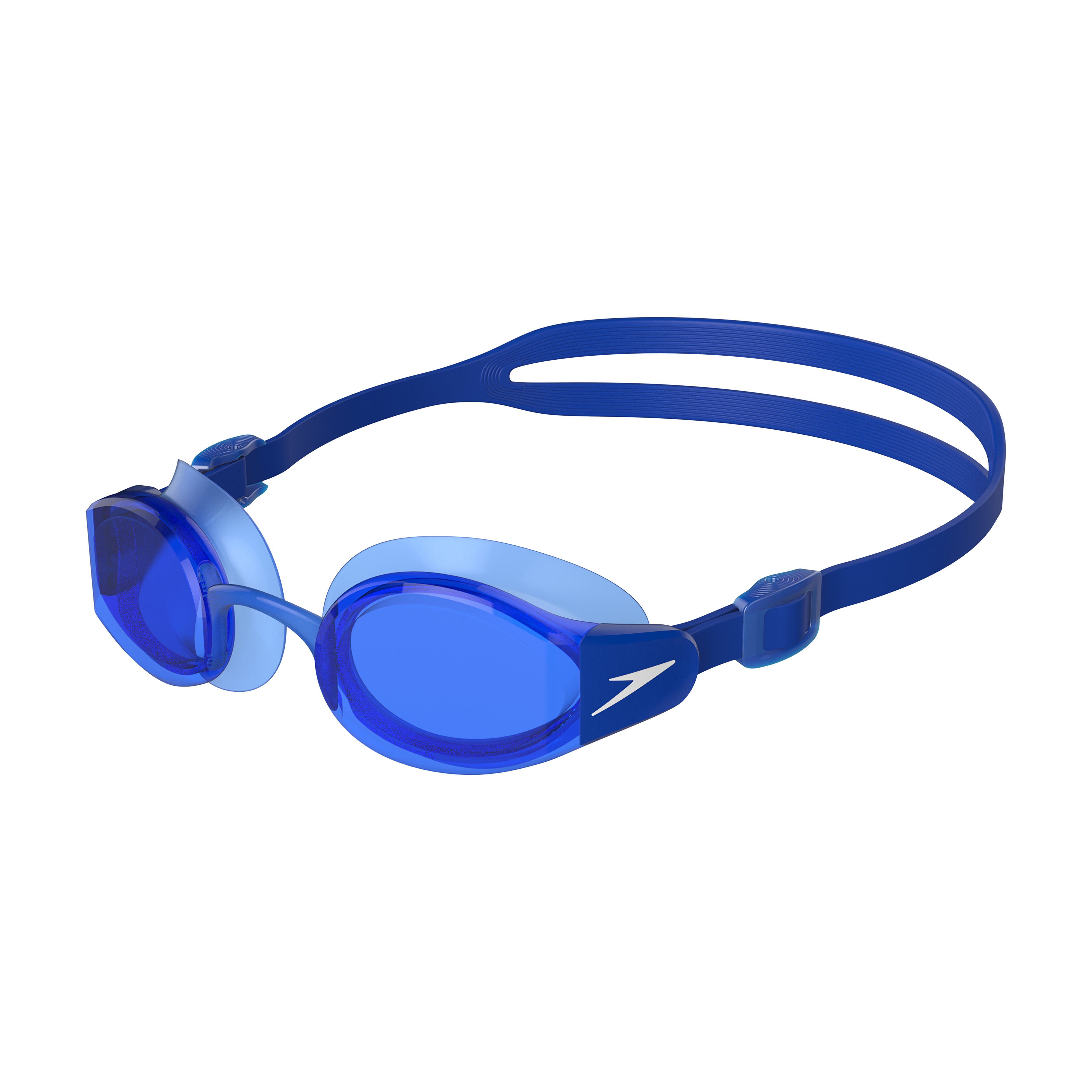 Speedo Schwimmbrille Speedo Mariner Pro Beautiful Blue/Translucent/White/Blue, Anti-Fog & UV-Schutz