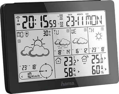 Hama Wettervorhersage-Center "Meteotime", Schwarz Wetterstation Wetterstation