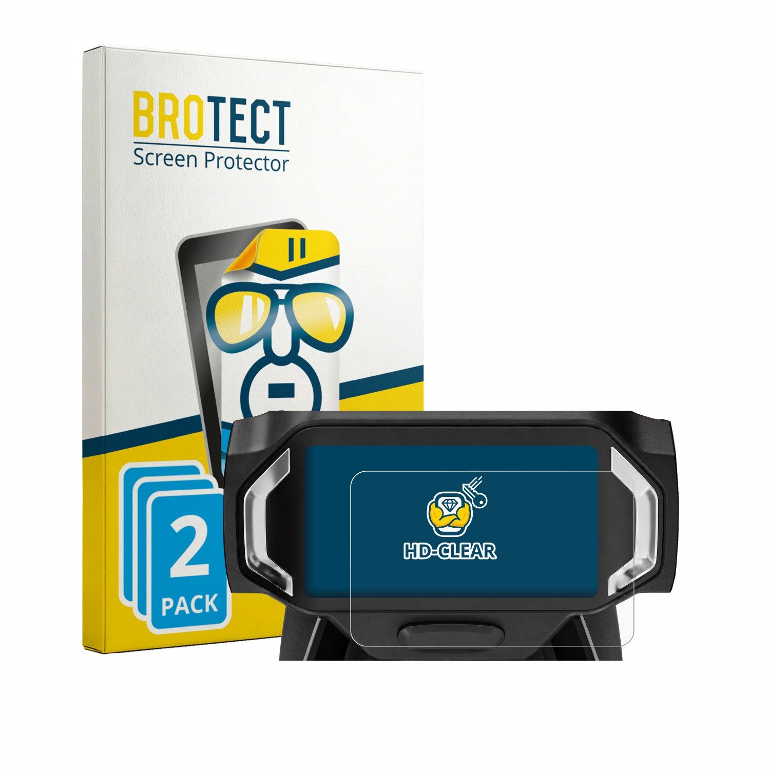 BROTECT Displayschutzfolie Schutzfolie für Navee UT5 Max, 2 Stück, Displayschutz Schutz Folie Klar Transparent