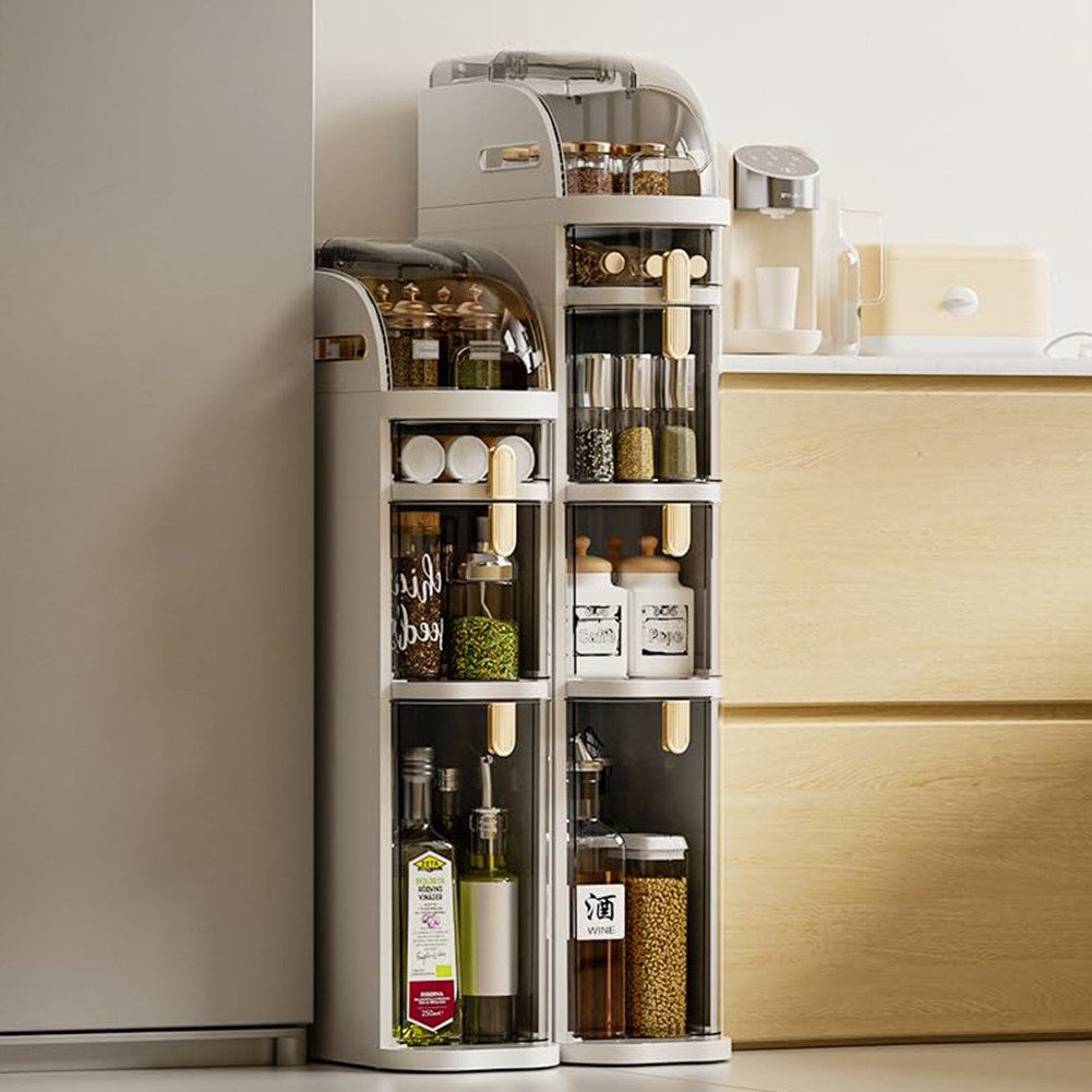 GarveeMore Küchenorganizer-Set Kunststoff 18Cm schmale Größe Gap Storage Ca günstig online kaufen