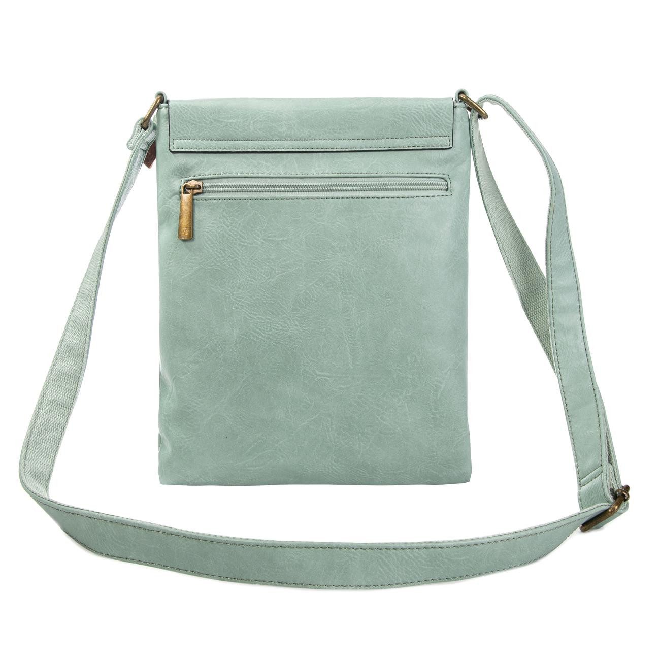 ITALYSHOP24 Schultertasche Damen Tasche Shopper Messenger CrossOver Tablet, günstig online kaufen