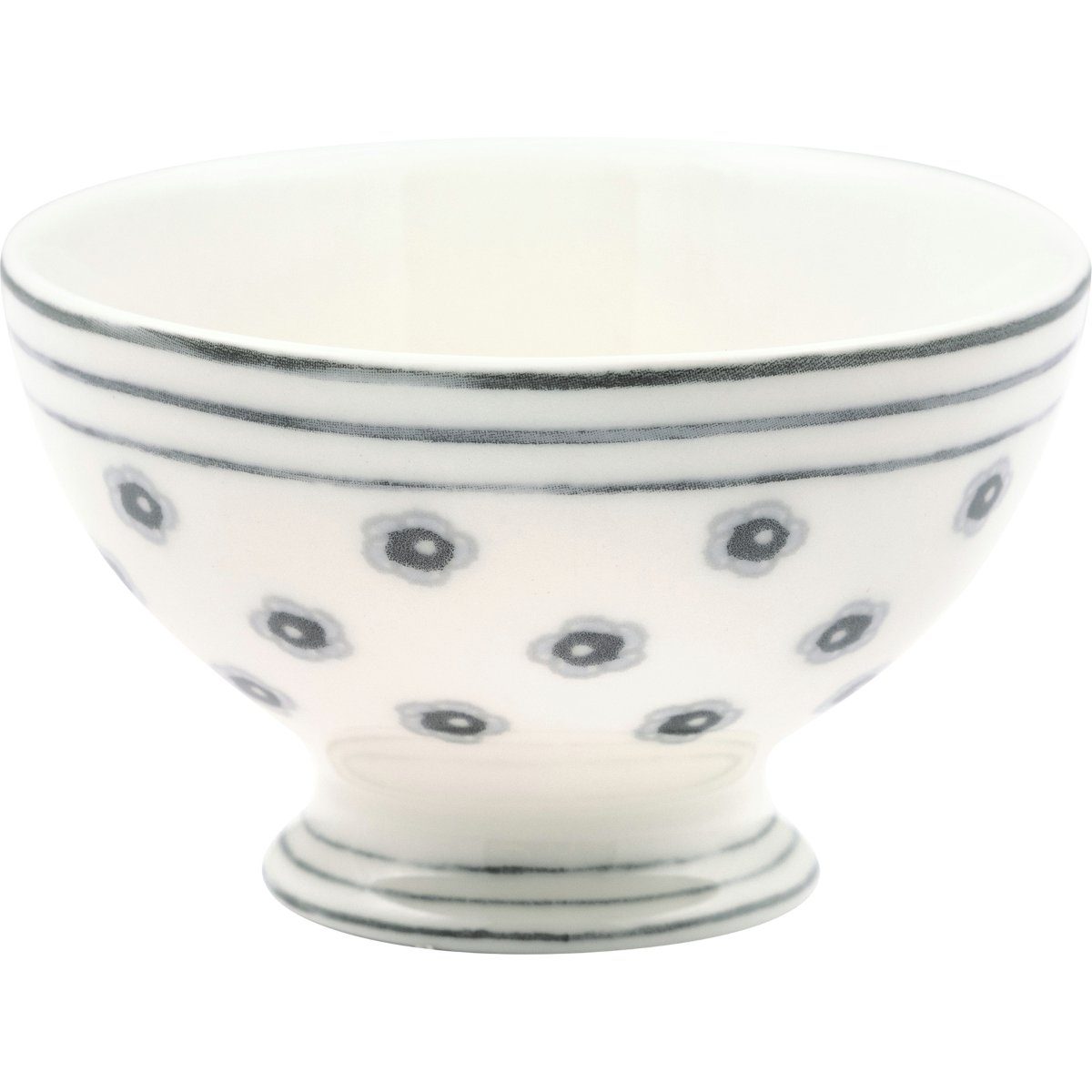 Greengate Schale Malia Snackbowl white 10cm, Steinzeug, (Bowls)