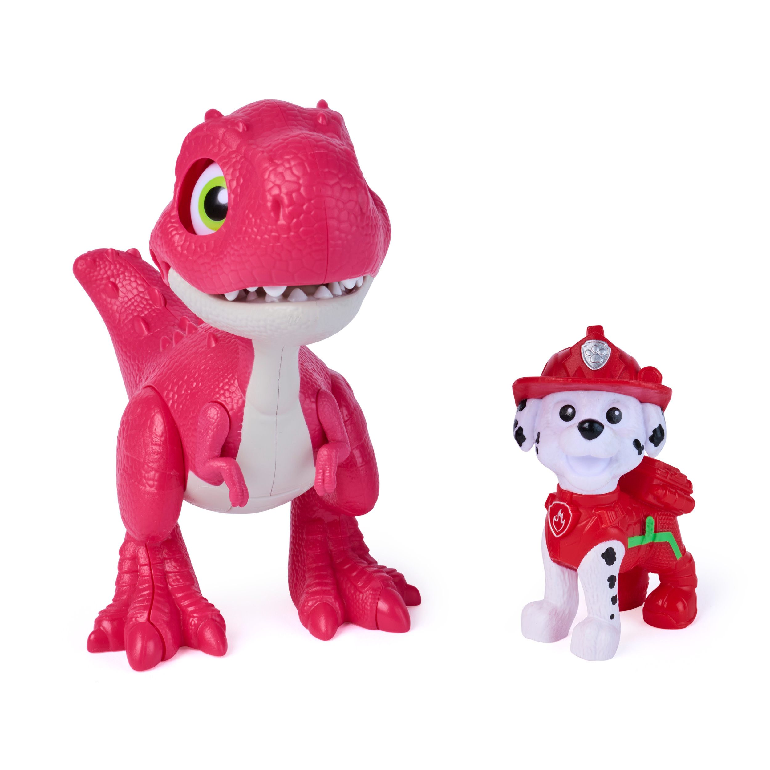 Spin Master Spielfigur PAW Patrol: Der Dino Film, Roaring Pups, Marshall & Rhabarber Dino