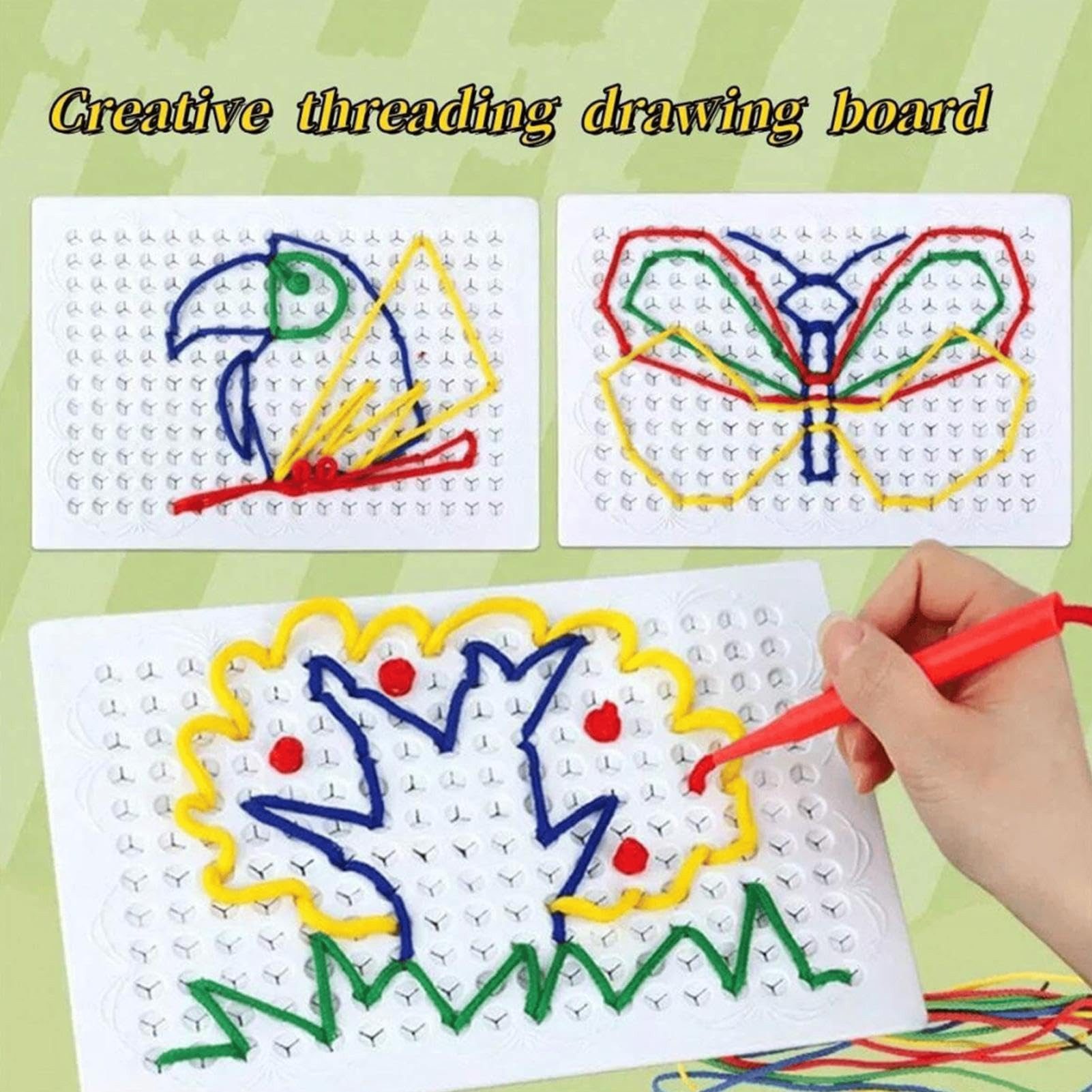 RWEUOQ Lernspielzeug Thread Board für Kinder, günstig online kaufen