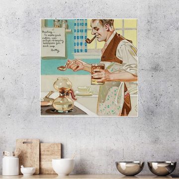Posterlounge Poster Joseph Christian Leyendecker, Guter Kaffee, Küche Vintage Malerei