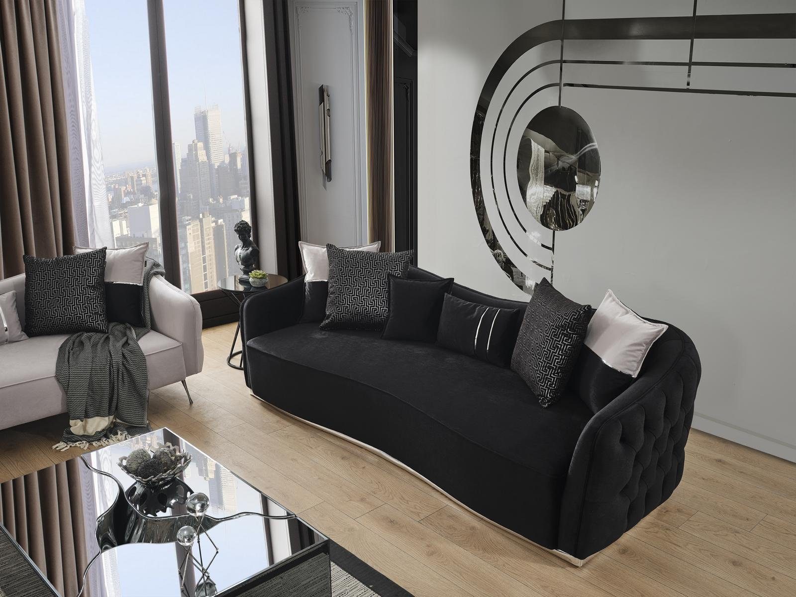Sitzer 4-Sitzer Luxus 4 Sofa Wohnzimmer JVmoebel Modern Luxus Designer Möbel
