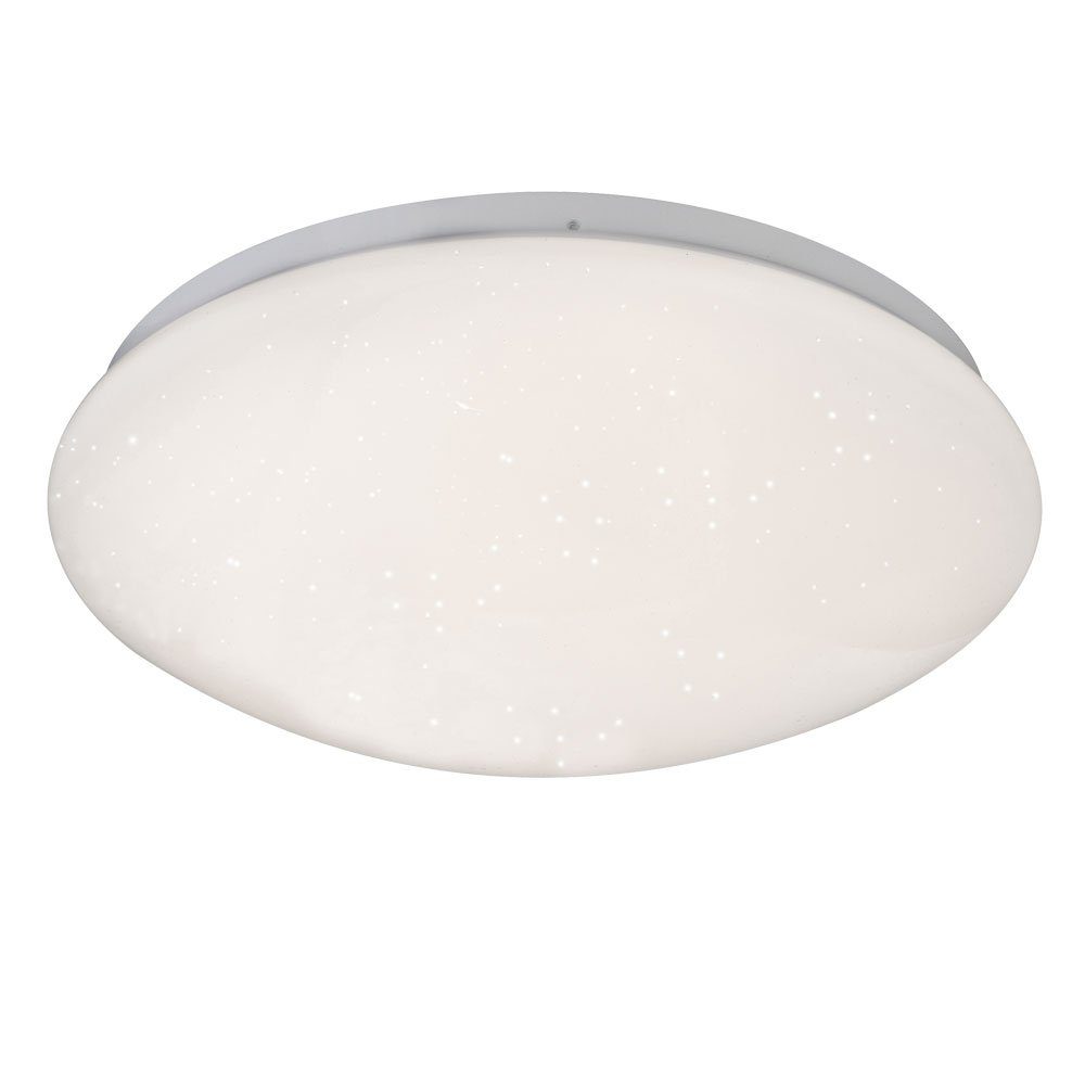 GLOBO LIGHTING LED Deckenleuchte, LED-Leuchtmittel fest verbaut, Warmweiß, Deckenlampe Deckenleuchte Esszimmerlampe Sterneffekt Metall rund LED