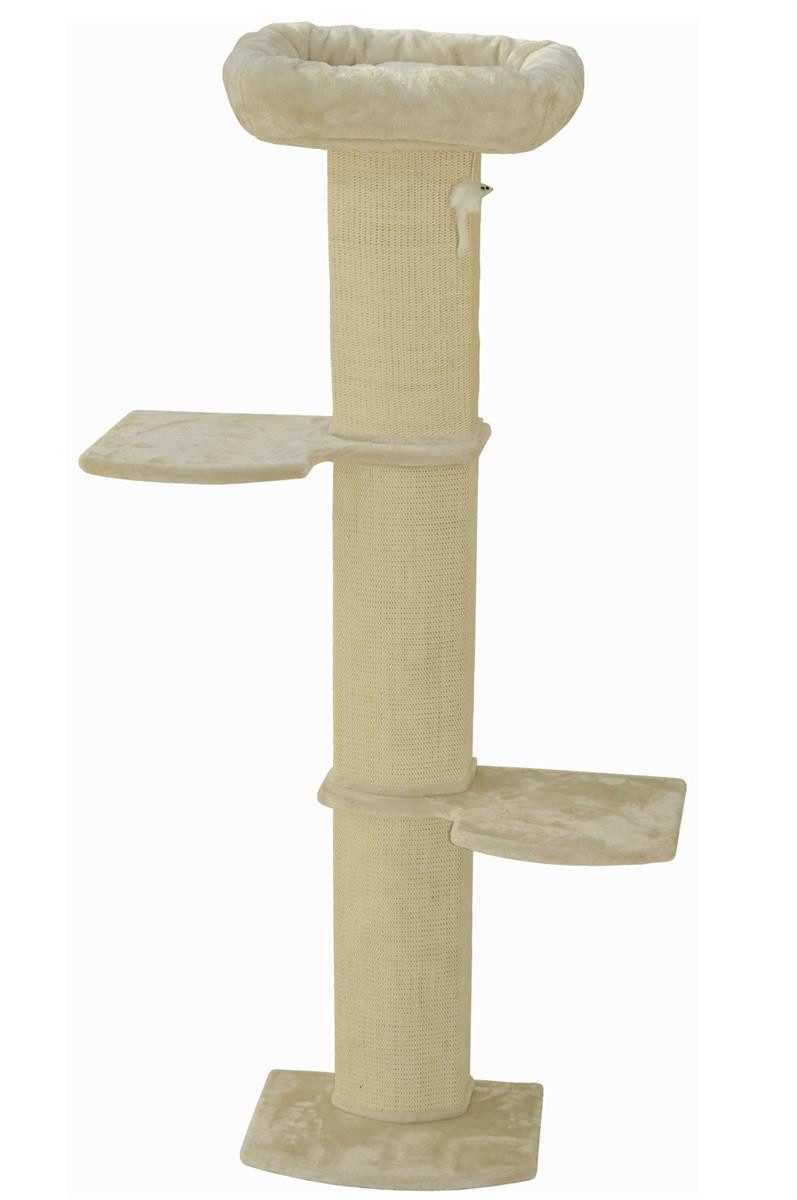 nanook Kratzbaum Wandkratzbaum Stella beige 186 x 45x 39 cm
