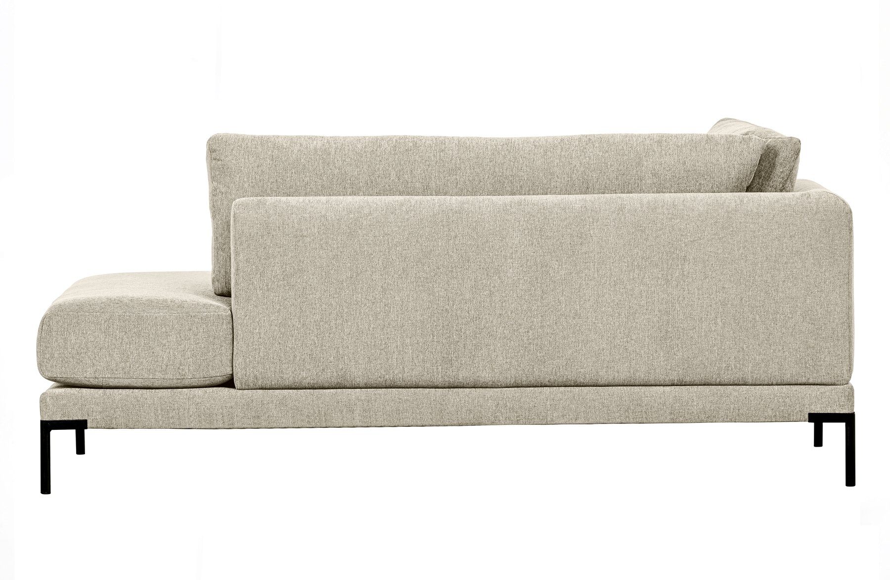 vtwonen freistellbar Sand, Rechts Sofaelement Stoff Couple - Longchair