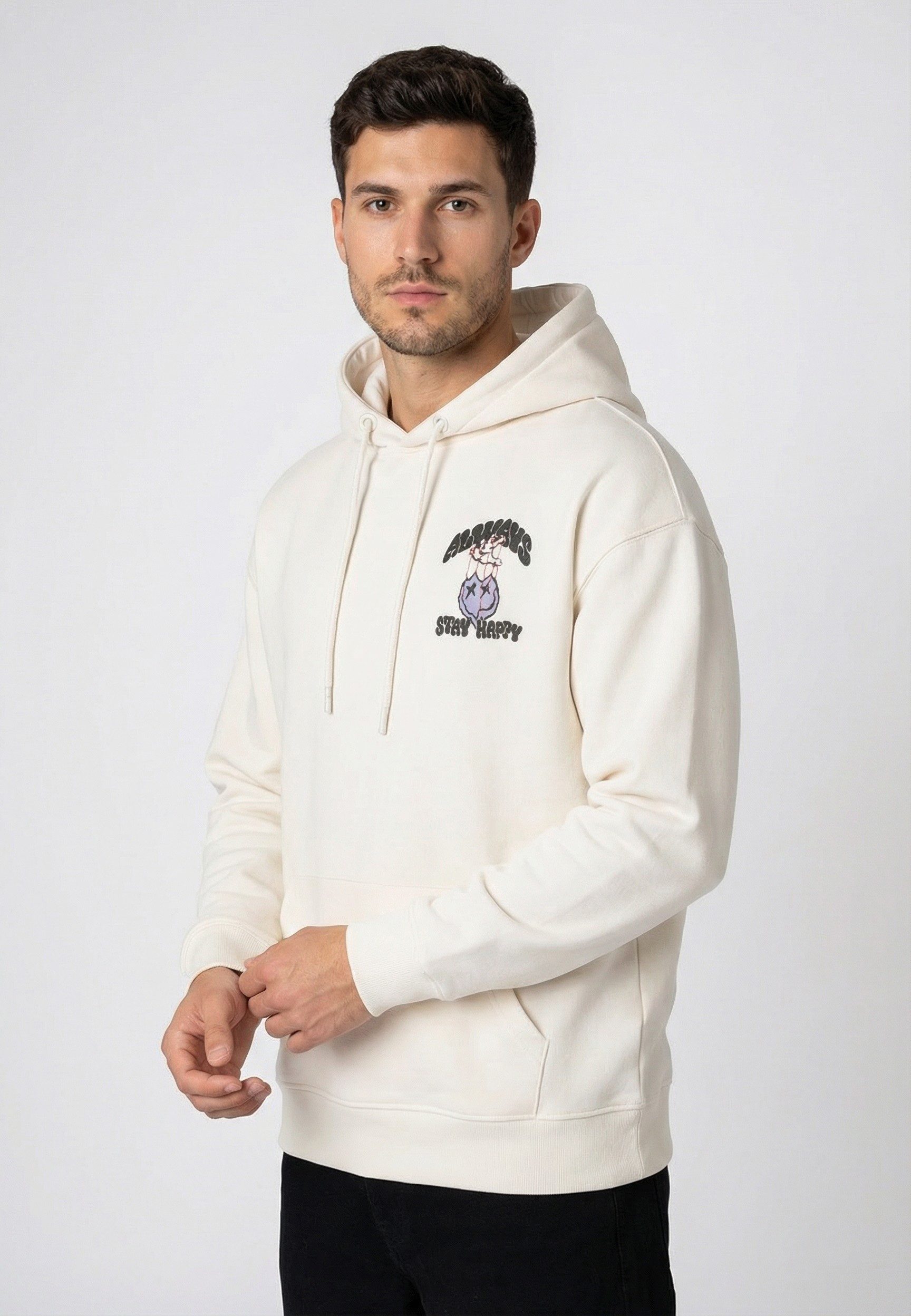 Hoodie Herren Kapuzenpullover mit Print