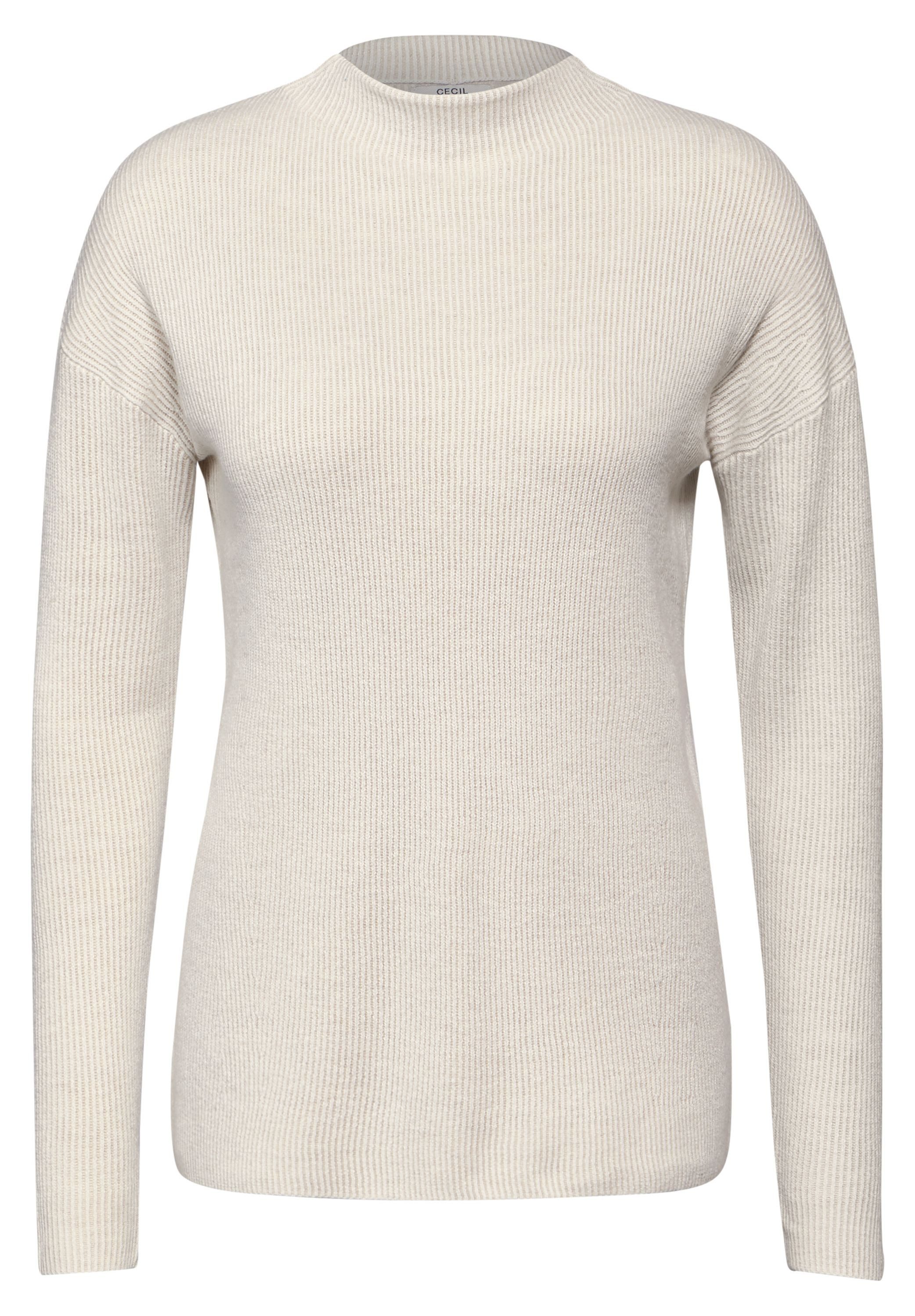Cecil Strickpullover, mit Materialmix günstig online kaufen