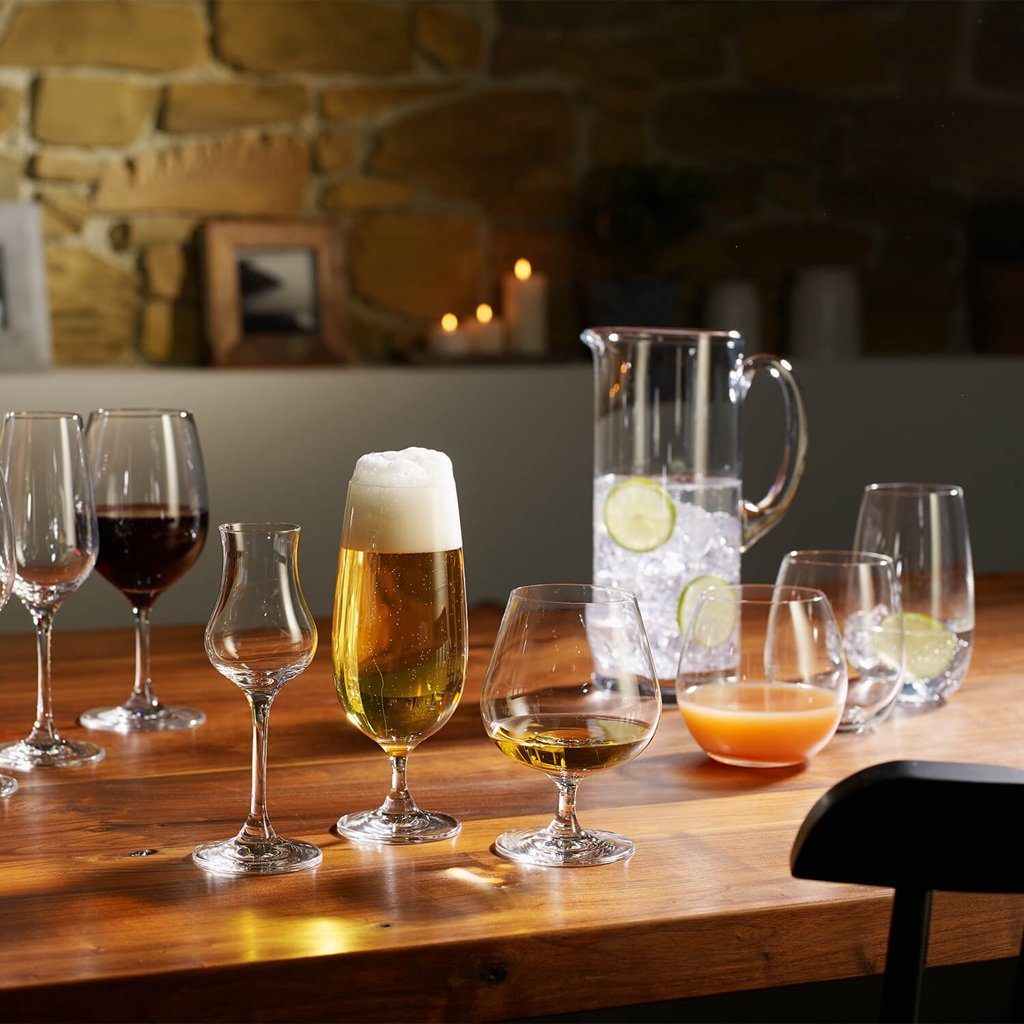 Villeroy & Boch Longdrinkglas Entrée Becher, 300 ml, 4 Stück, 4-tlg., Glas