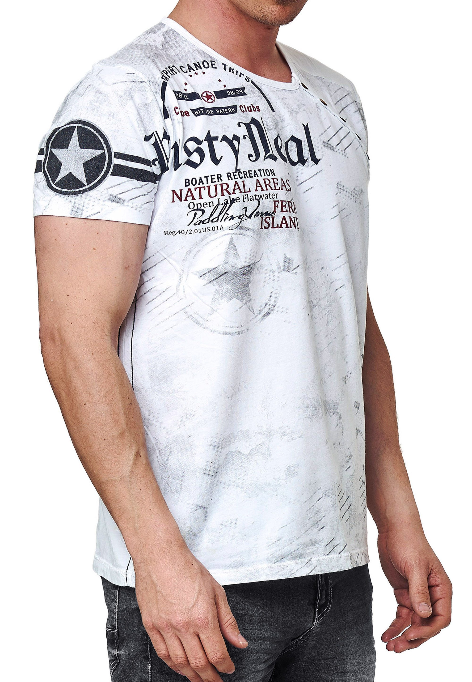 R-NEAL T-Shirt T-Shirt Regular Original College günstig online kaufen