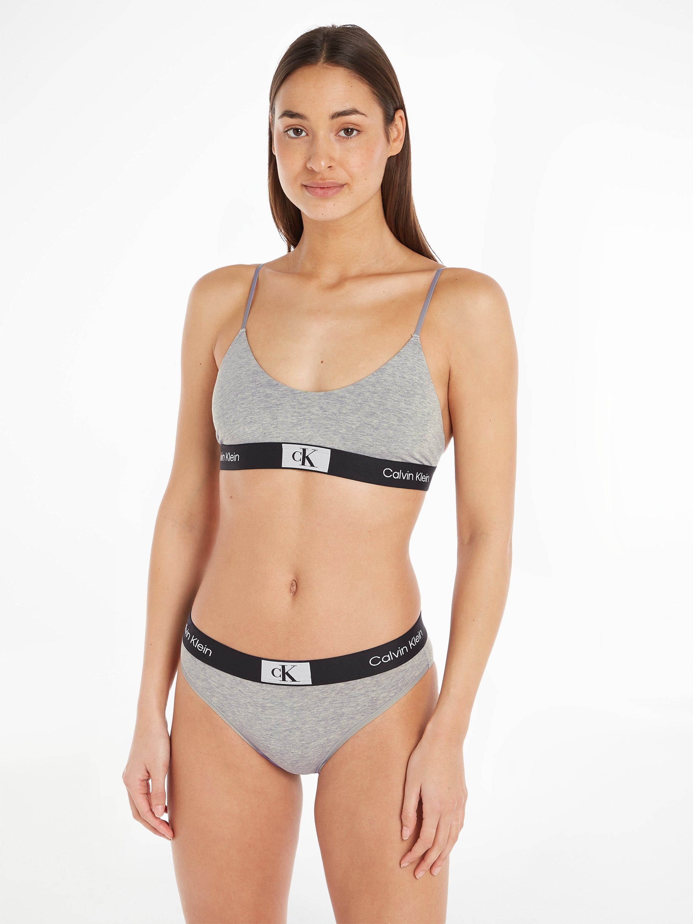 Calvin Klein Underwear Bikinislip mit Allover-Muster grau