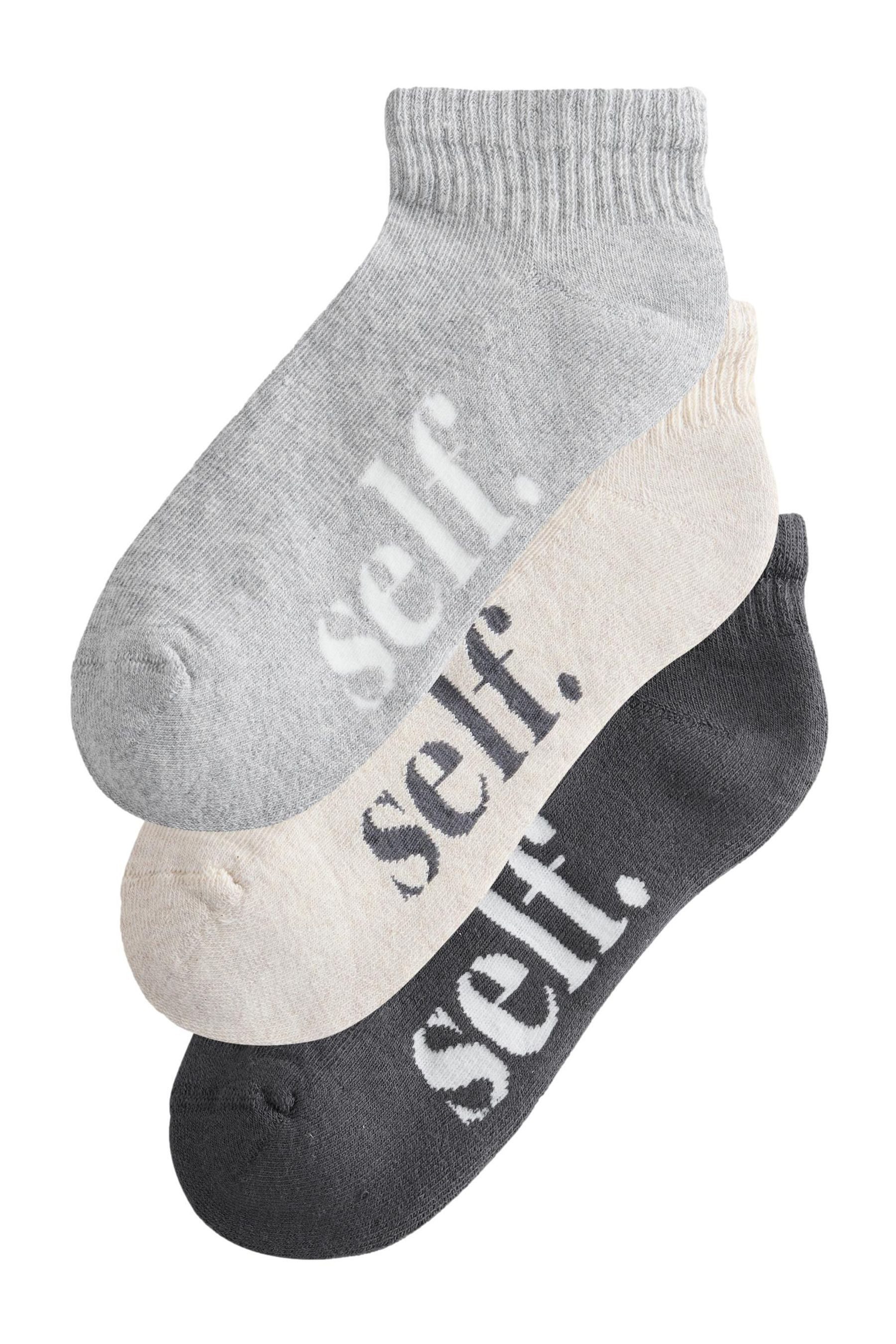 Basicsocken Self. Lounge-Sneakersocken, 3er-Pack