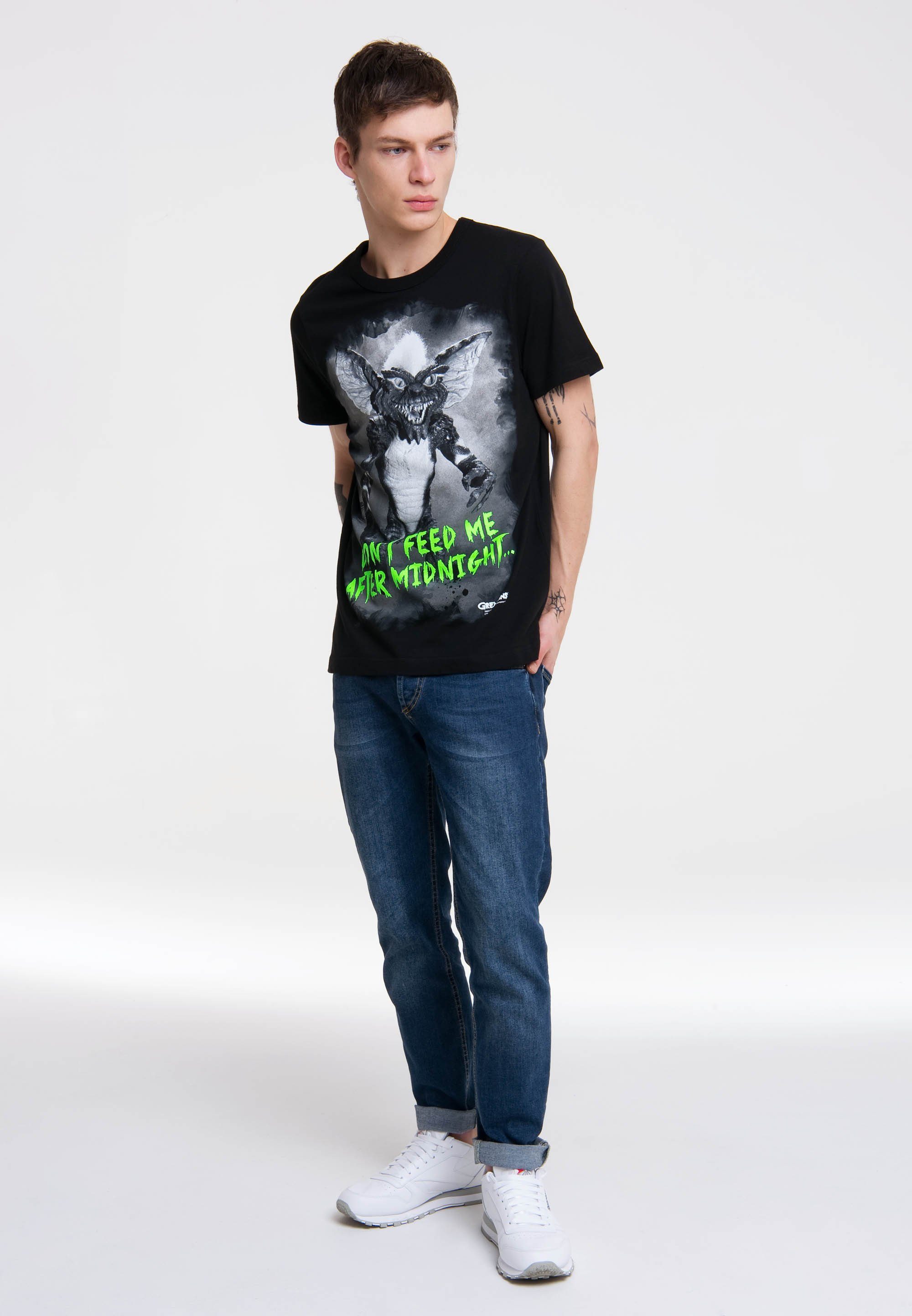 LOGOSHIRT T-Shirt Gremlins After Midnight mit hochwertigem Siebdruck