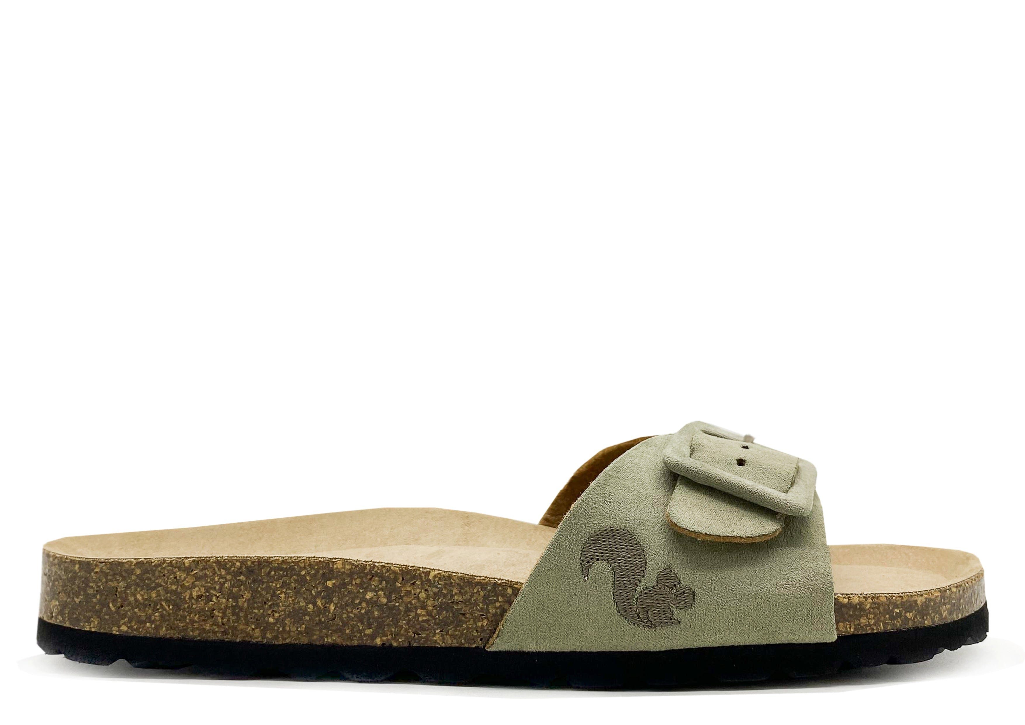 ® Eco Strap Vegan Bio Sandal 1856 thies Sandale Khaki Covered