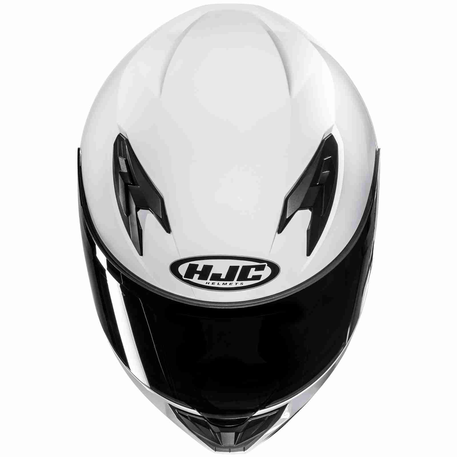 HJC Motorradhelm HJC Y10 Solid Integralhelm Perlweiss S (1er Set), motorradhelm kinder