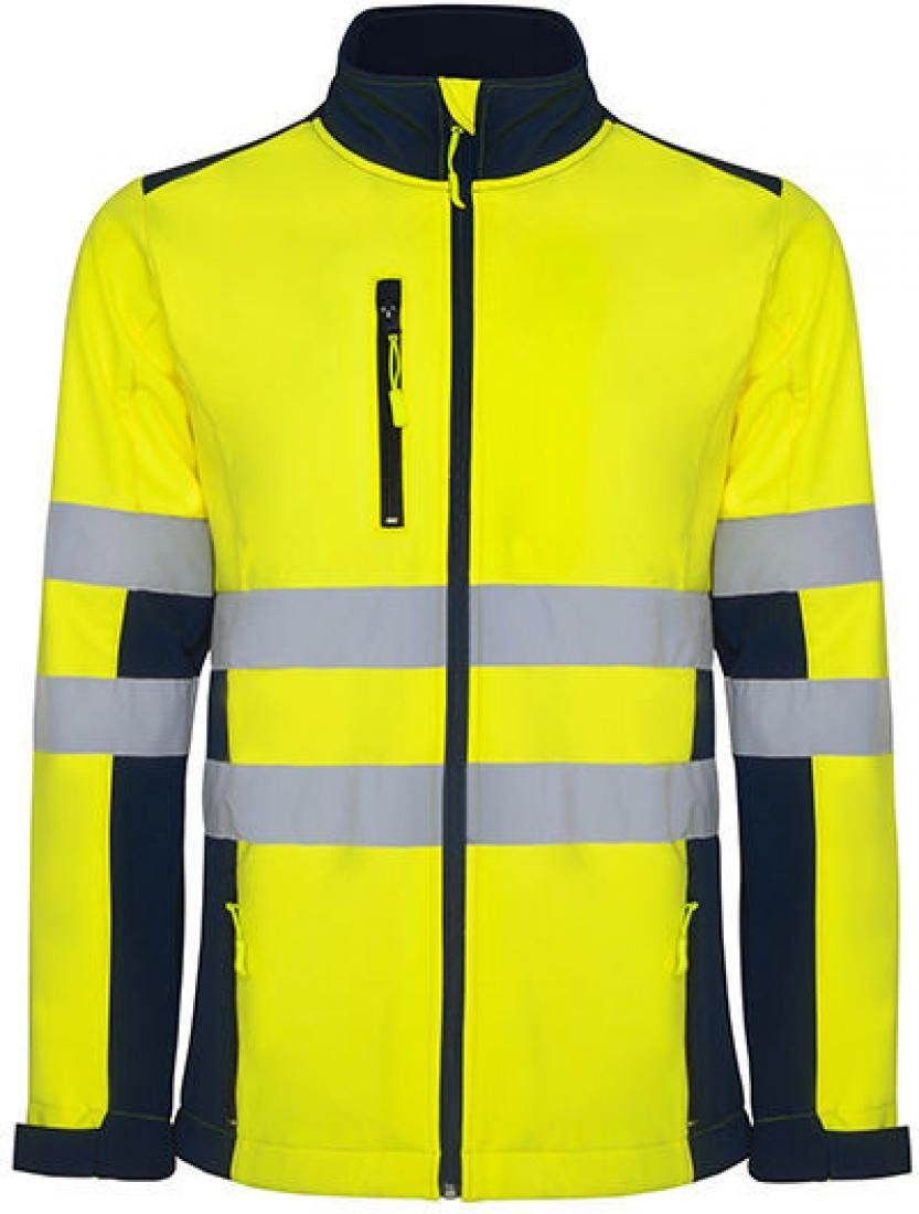 Arbeitsjacke Antares Hi-Viz Softshell Jacke mit Reflektionsstreifen