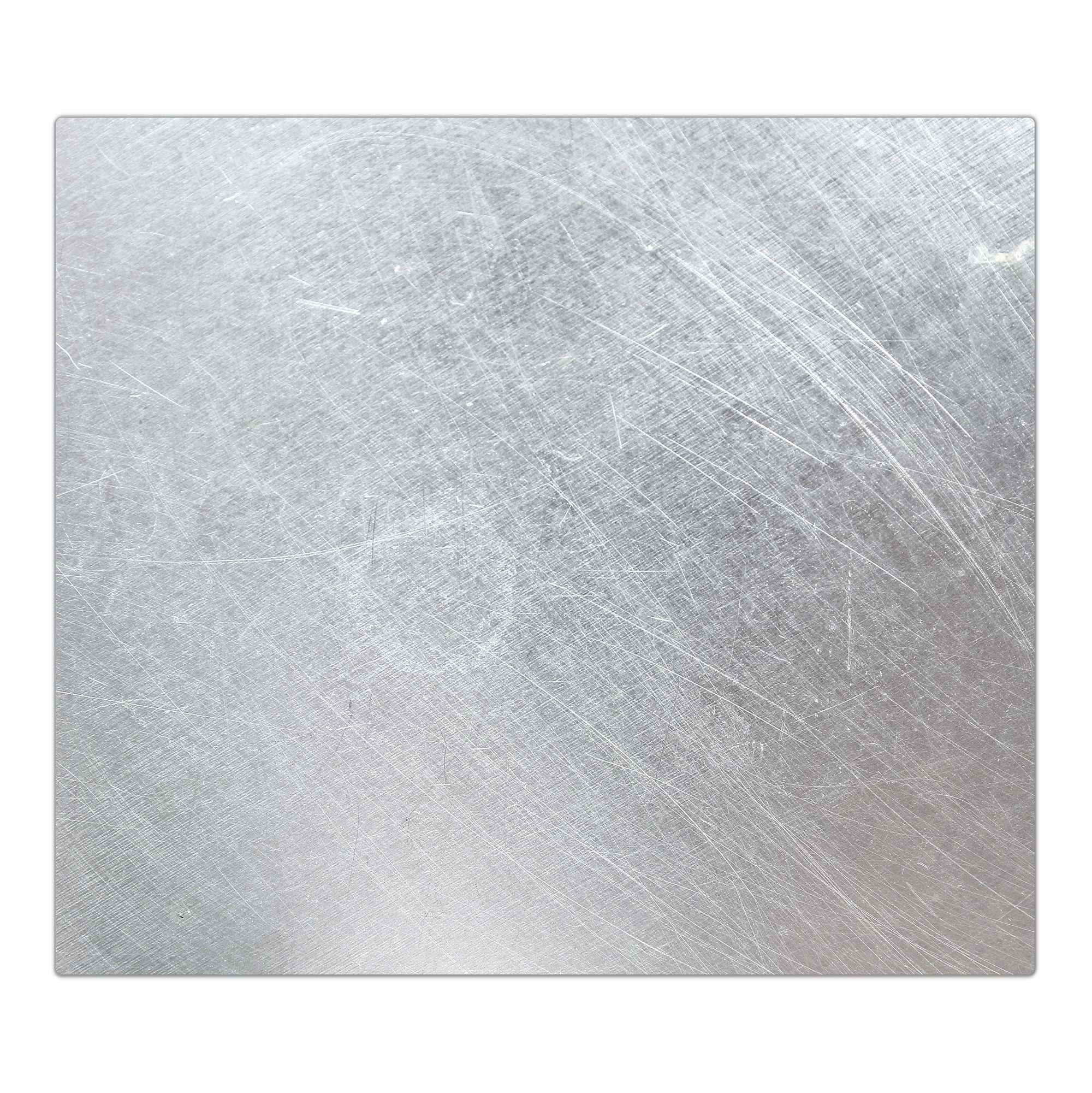 Primedeco Herd-Abdeckplatte Herdabdeckplatte Spritzschutz aus Glas Kreisförmiges Metall, Glas, (1 tlg)