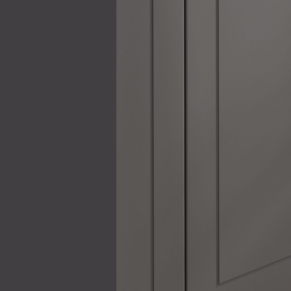 Feldmann-Wohnen Küchenzeile Kvantum, (Klappen mit Gasdruckdämpfer, Schubladen Blum Metabox Teilauszug), 250cm, 7-teilig, lava / dust grey matt