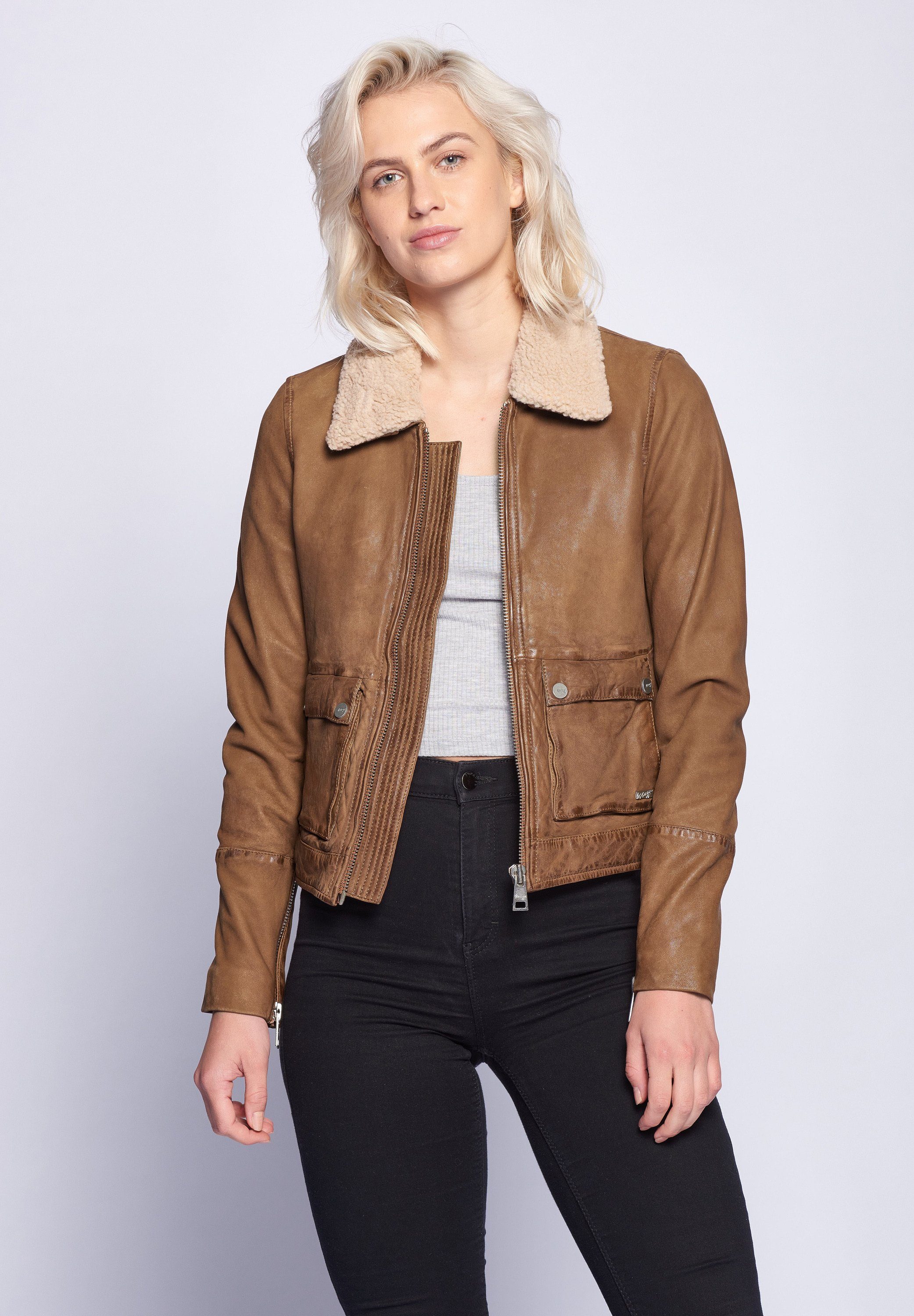Lederjacke 42020103
