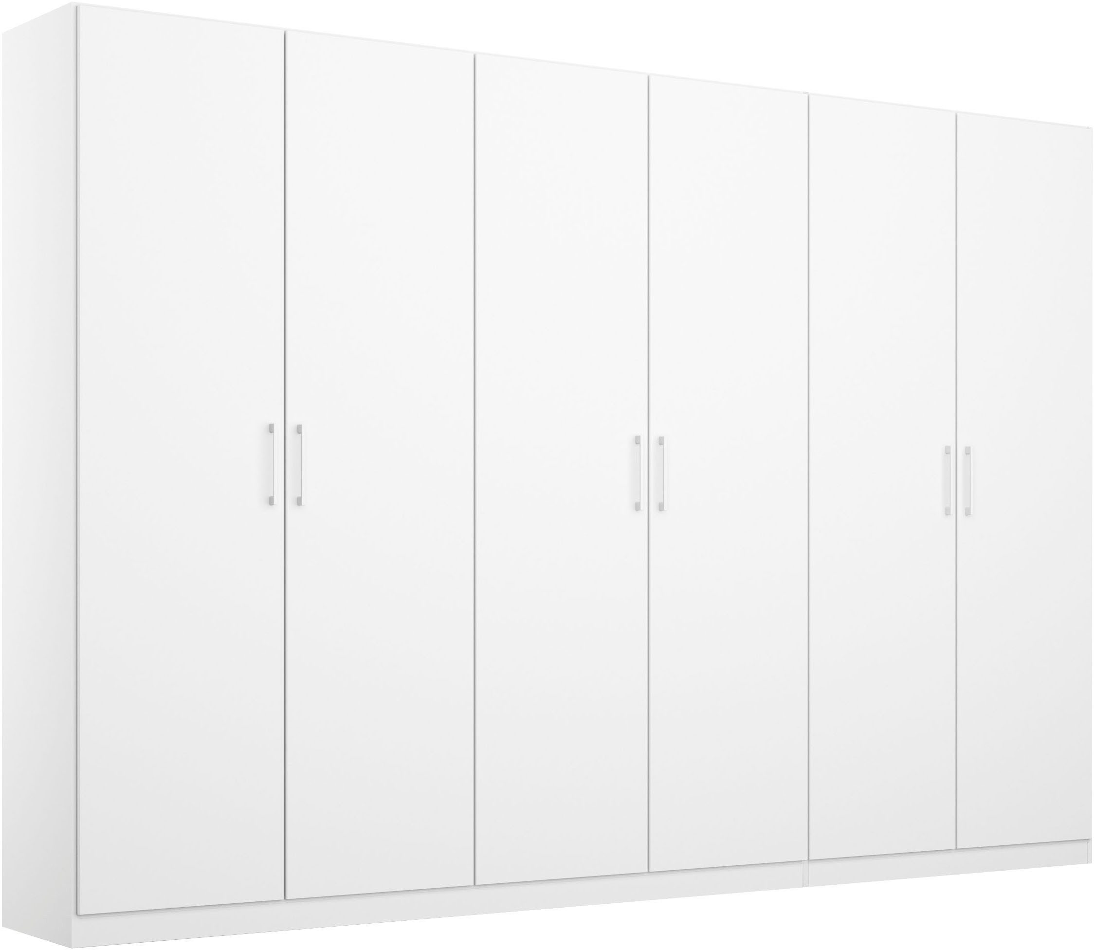 rauch Kleiderschrank Schrank Mehrzweckschrank Garderobenschrank Schlafzimmer Möbel THOR (3 verschiedene Ausstattungen BASIC/CLASSIC/PREMIUM (inkl. SOFT-CLOSE) mit farblich passenden, modernen Metallgriffen MADE IN GERMANY