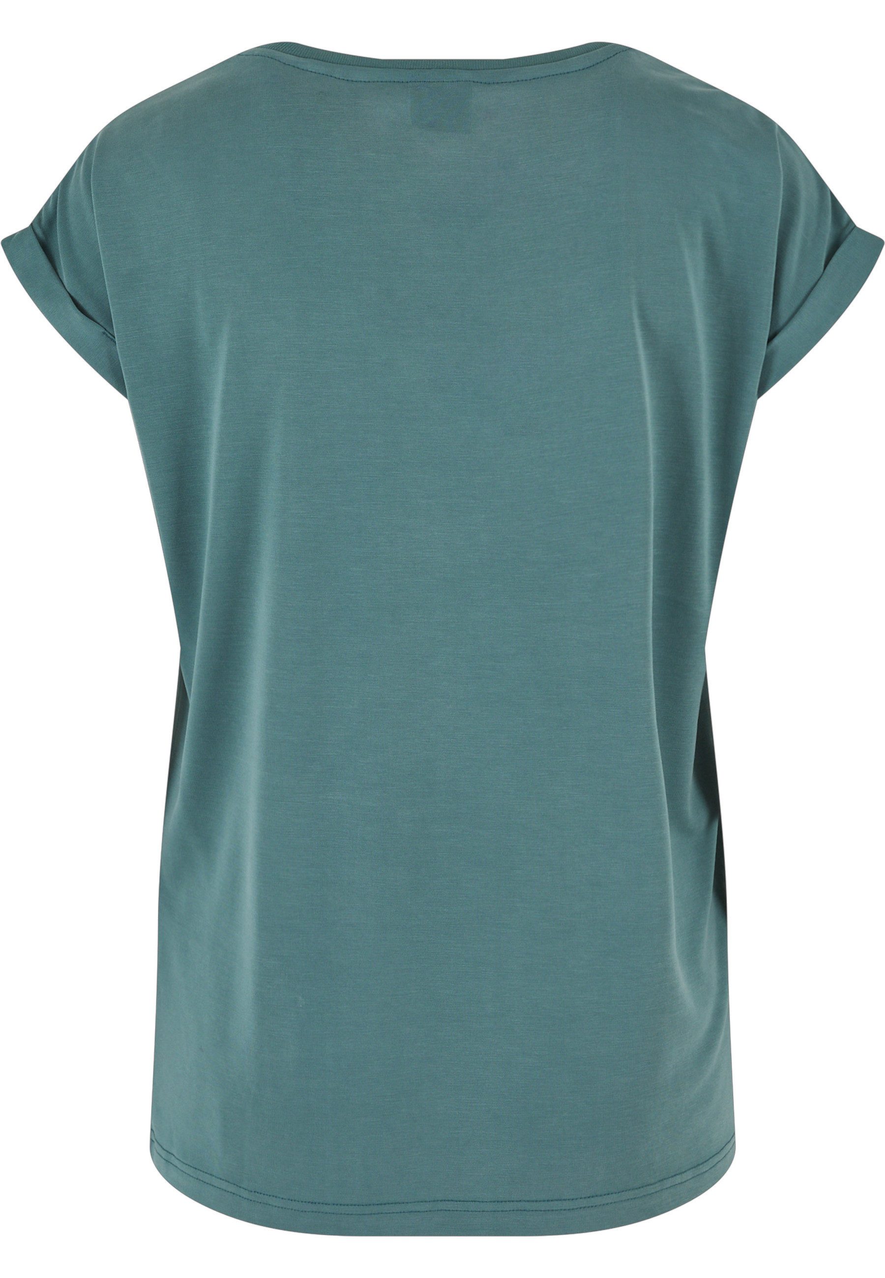 URBAN CLASSICS Kurzarmshirt Urban Classics Damen Ladies Modal Extended Shoulder Tee (1-tlg)