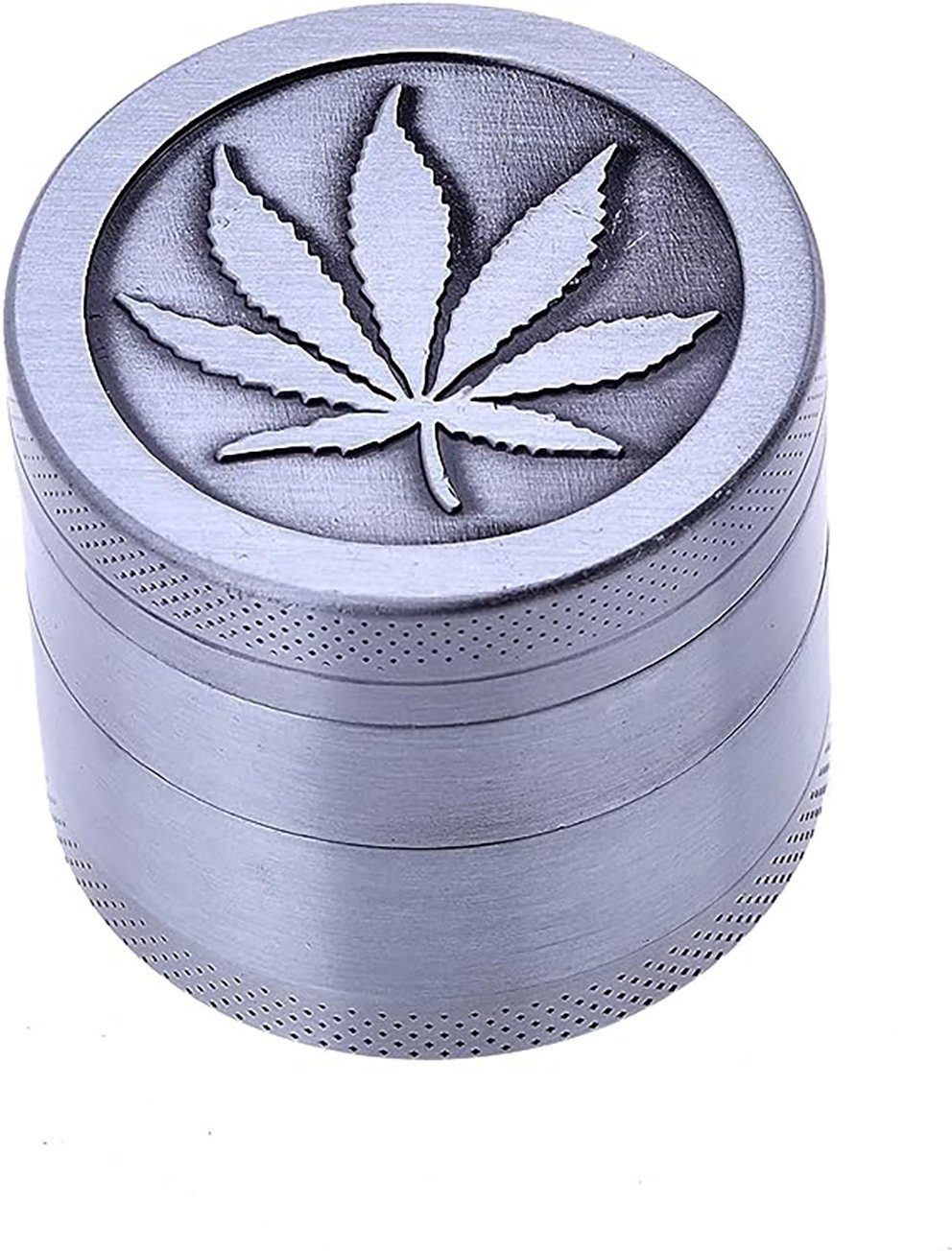 Weedness Kräutermühle Metall Crusher Mini Edelstahl Edelstahl Grinder Leaf Groß 4-teilig Crunsher klein