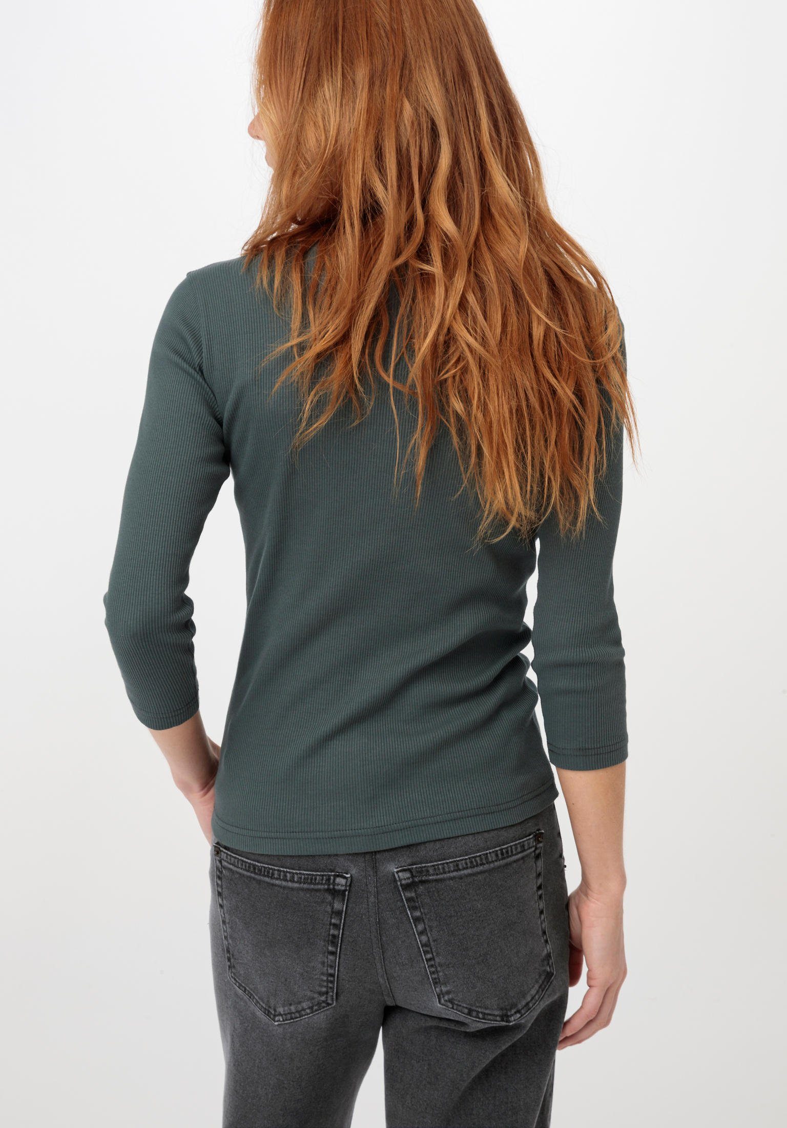 Hessnatur T-Shirt aus reiner Bio-Baumwolle dunkelgrün