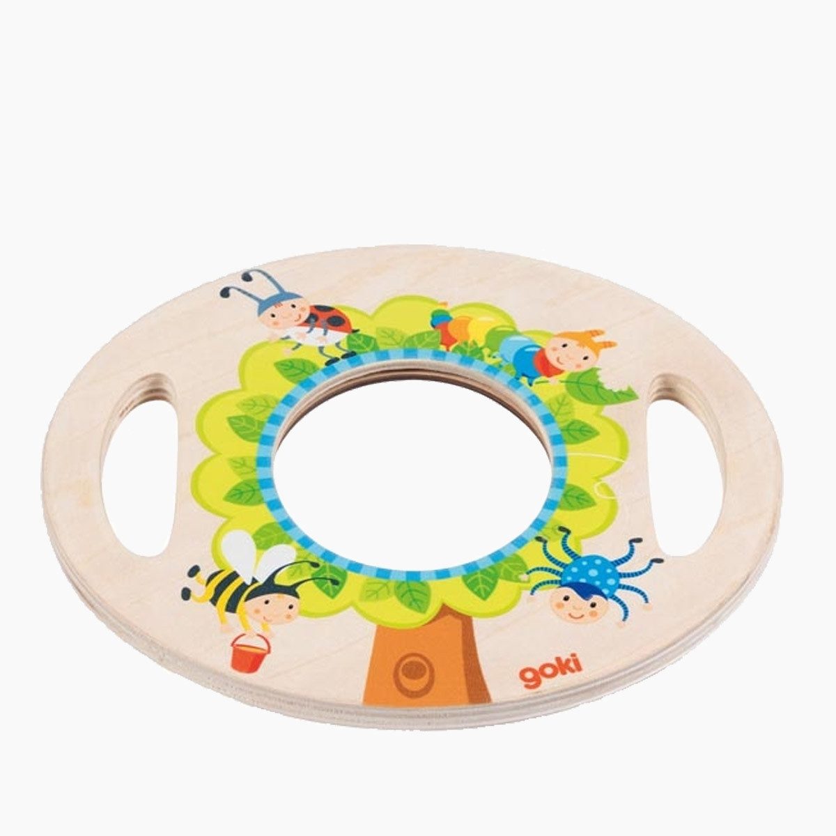 goki Lernspielzeug XL Lupe mit Haltegriffen (packung, 1-St), perfekt für kleine Entdecker