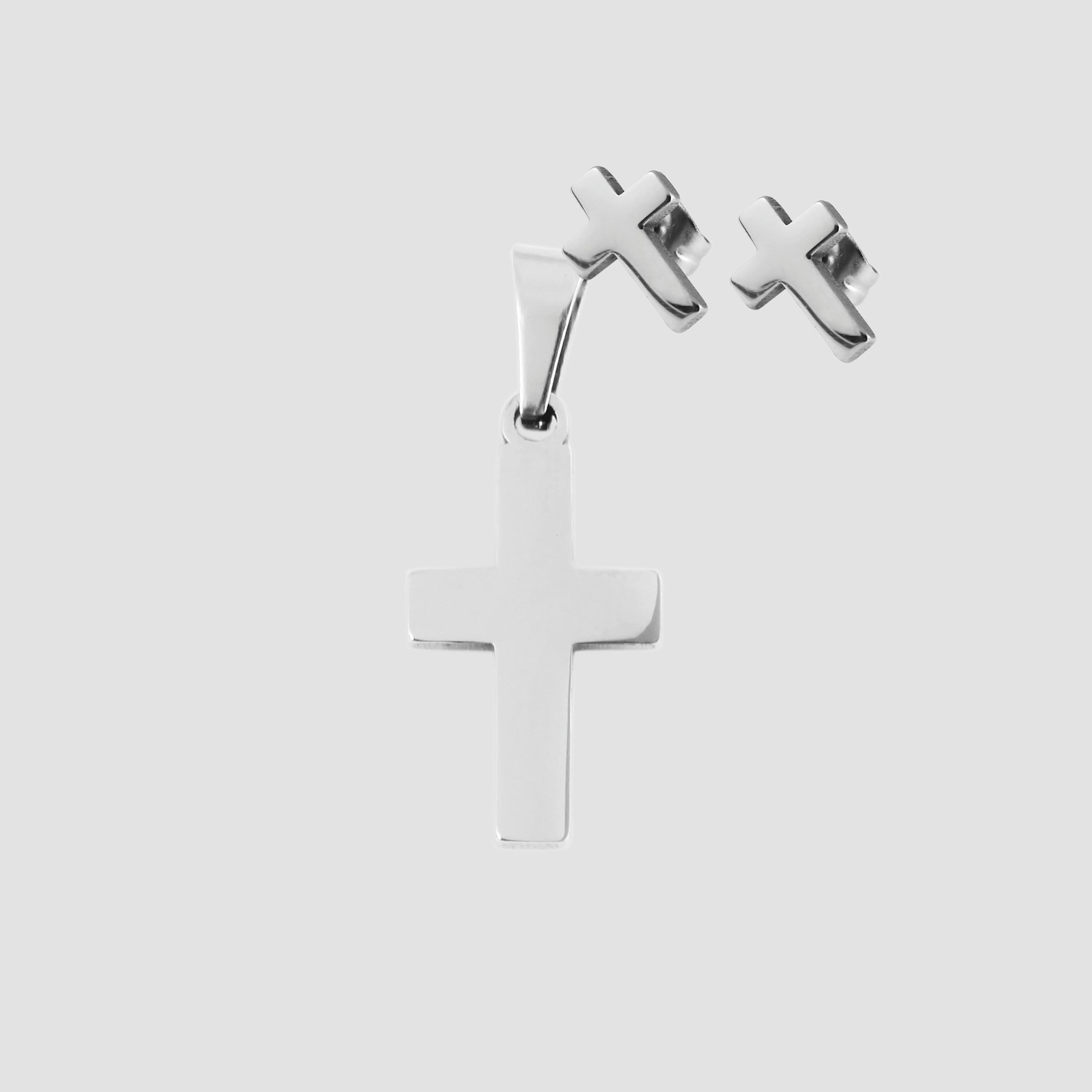 Kettenanhänger Anhänger – Kreuz Kreuzanhänger aus Edelstahl