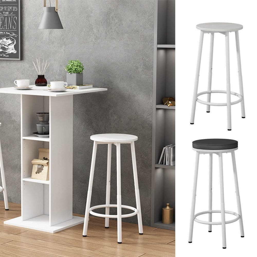 Vicco Barhocker Edmonton, Weiß, 31.5 x günstig online kaufen