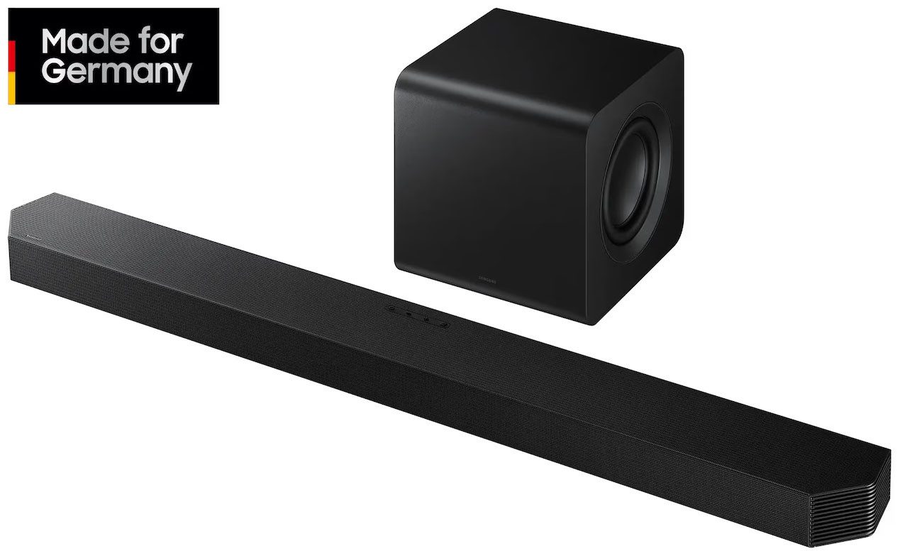 Samsung HW-Q810GH Soundbar 5.1.2 (Bluetooth, WLAN (WiFi), 5.1.2-Kanal Surround-Sound, Kabelloser 8"-Subwoofer, Dolby Atmos)
