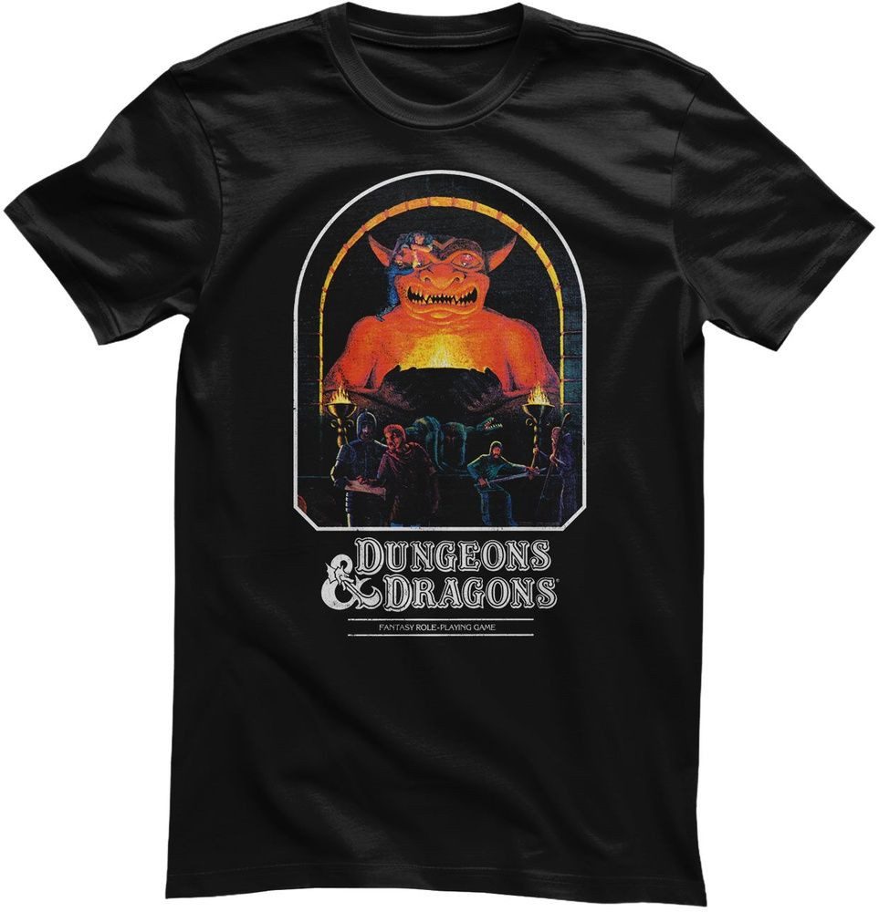 DUNGEONS & DRAGONS T-Shirt Dungeons & Dragons Fantasy Role-Playing Game T-Shirt