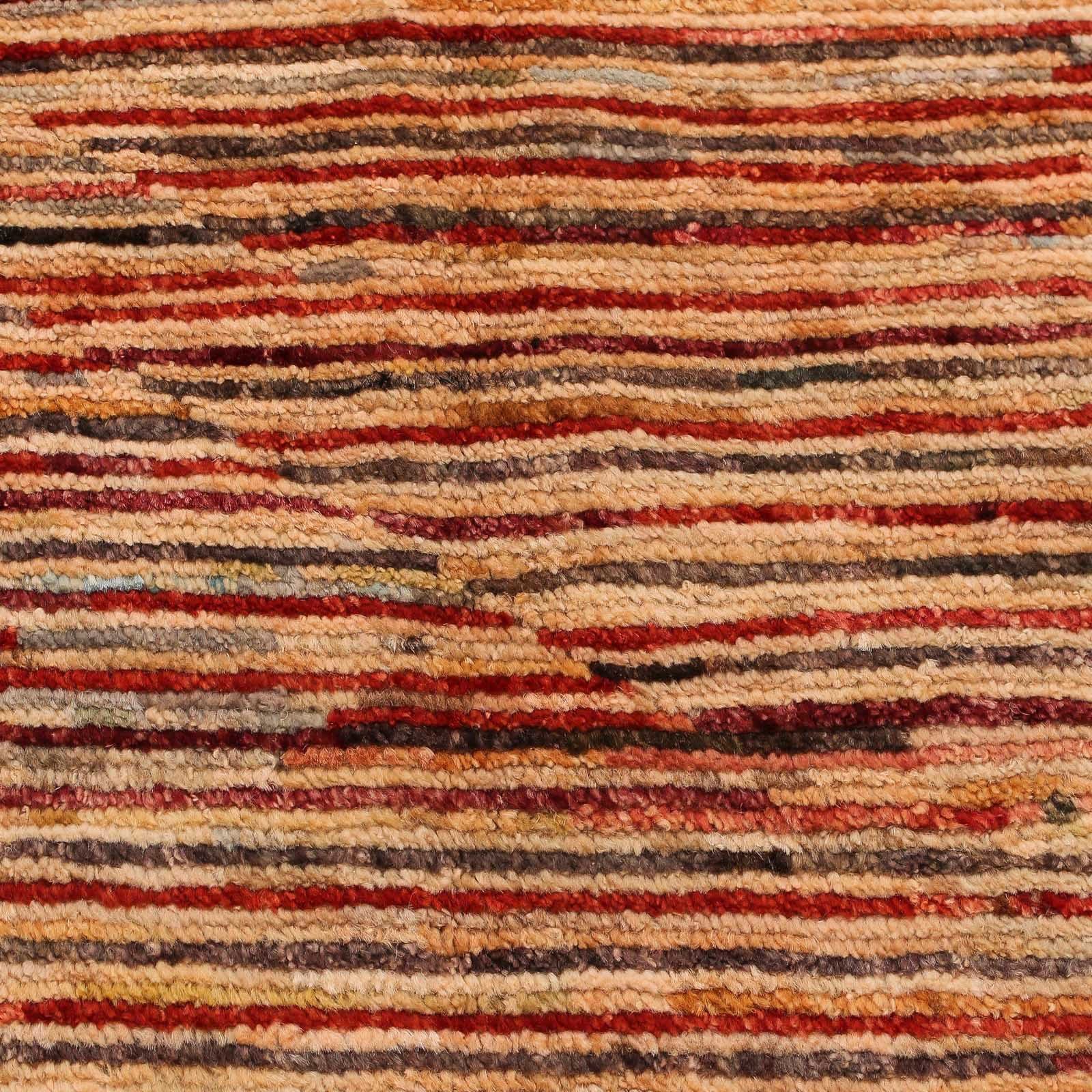 Wollteppich Streifen Multicolore 173 Handgeknüpft mm, cm, x morgenland, 8 rechteckig, 116 Höhe