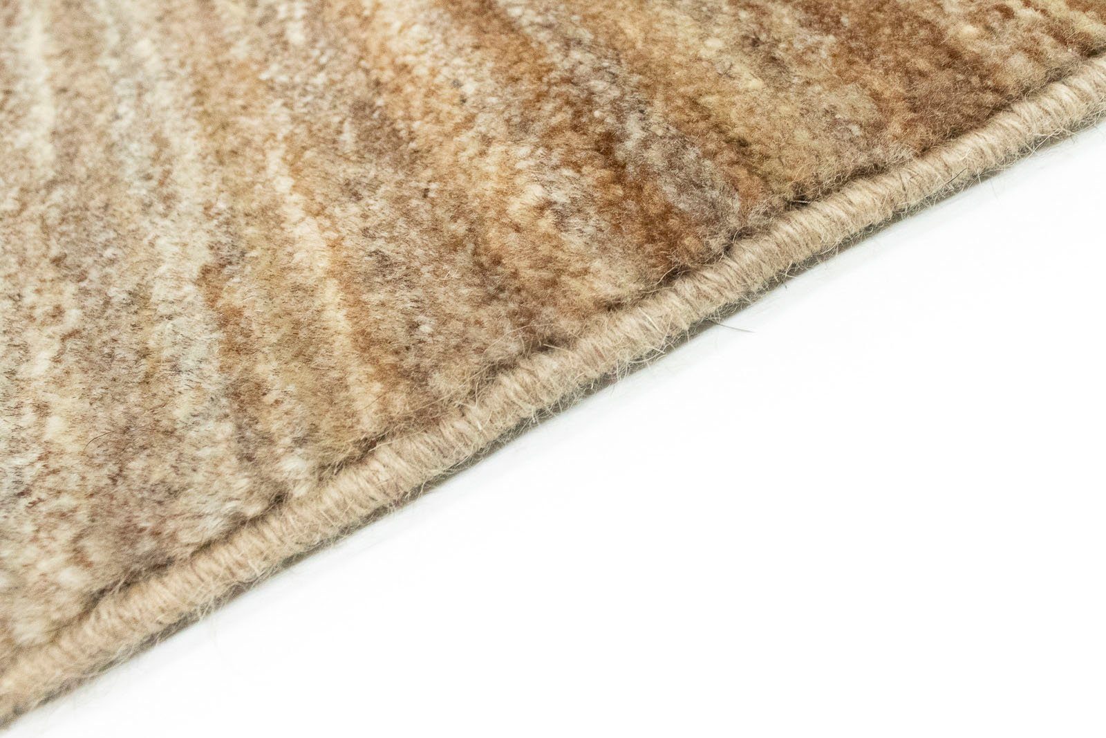 Wollteppich Gabbeh Teppich handgeknüpft mm, 18 Höhe: handgeknüpft rechteckig, morgenland, naturweiß