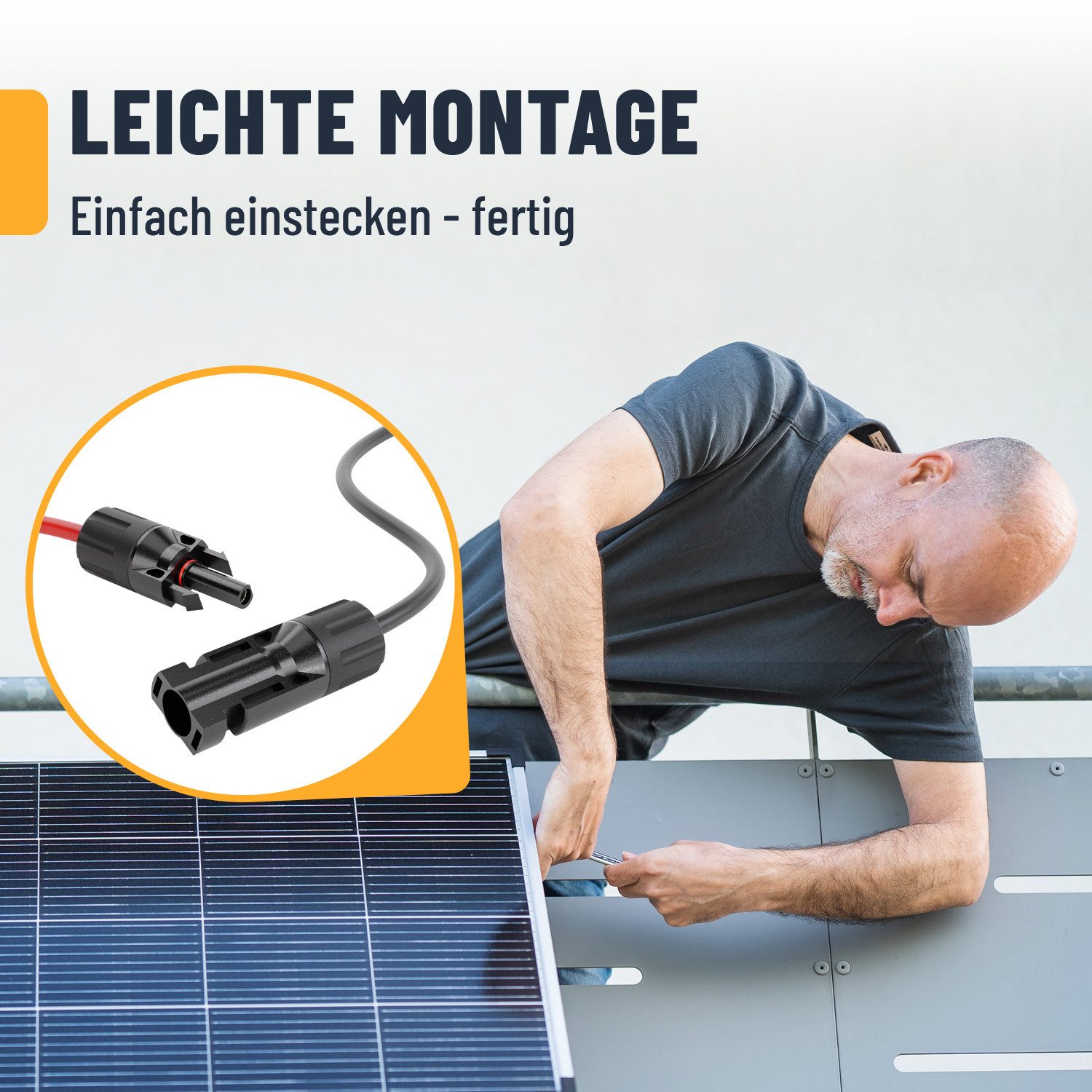 ABSINA 2x 2 Solarkabel 6mm2 10m H1Z2Z2-K schwarz & rot - PV Kabel 6mm2 10m Solarkabel – Bild 5 von 5