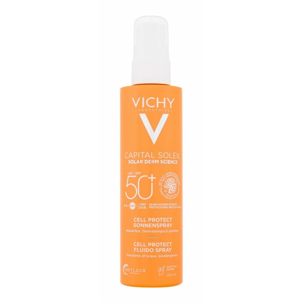 Vichy Sonnenschutzcreme Capital Soleil Cell Protect Water Fluid Spray SPF50+