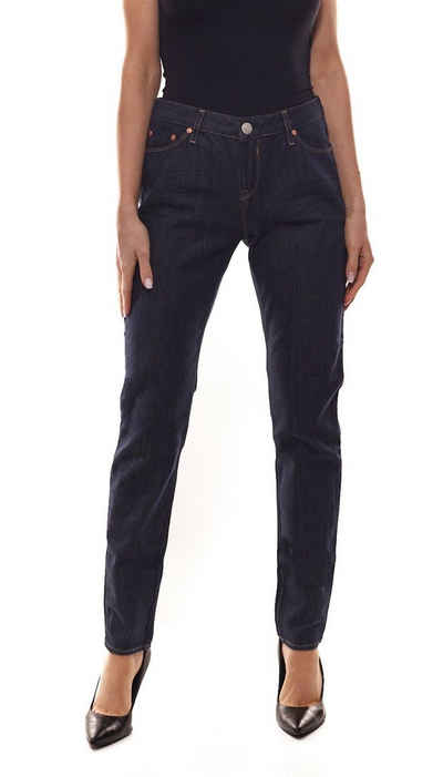 Herrlicher Regular-fit-Jeans Herrlicher SuperSlim Джинси modische Damen Skinny-Hose 5-Pocket Hose Freizeit-Jeans Dunkelblau