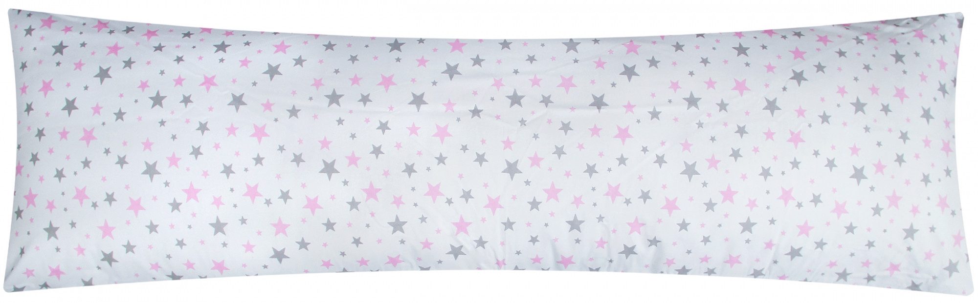 Heubergshop Seitenschläferkissenbezug, (1 Stück), 40x145cm Sterne in 100% Baumwolle Kinder Bezug Kissenbezug (EW-640/2)