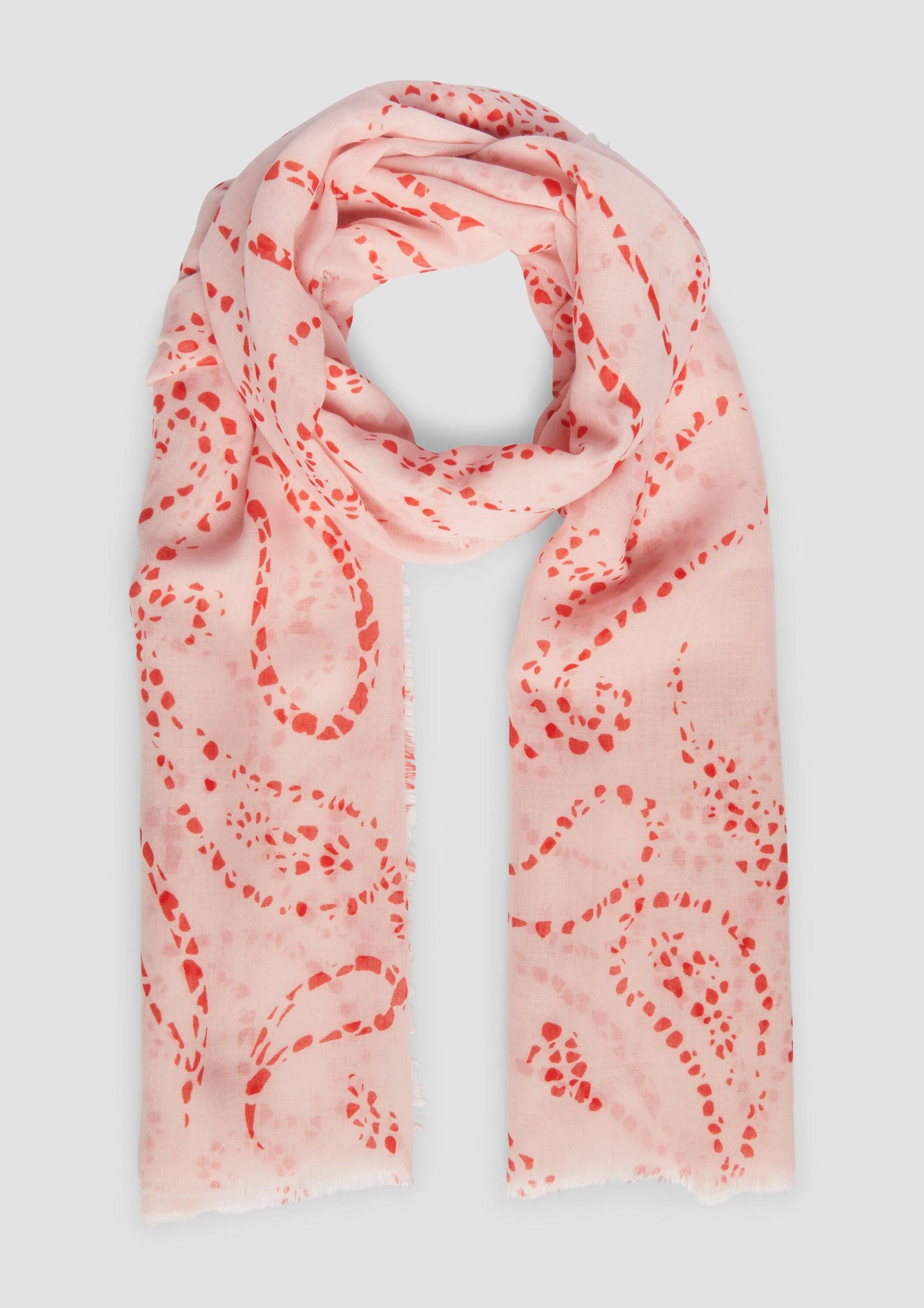 s.Oliver Schal Tuch, Schal mit Paisley-Artwork günstig online kaufen