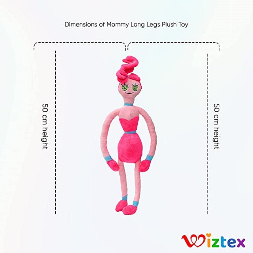 Wiztex Kuscheltier Mama lange Beine Plüschfigur günstig online kaufen