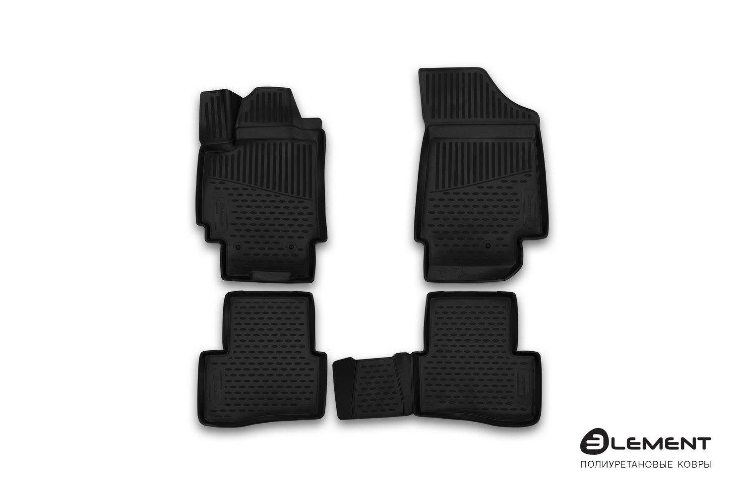 LEMENT Auto-Fußmatten für HYUNDAI Creta, 2016-2021, 4 tlg., für HYUNDAI Creta PkW, Passform, Passgenaue