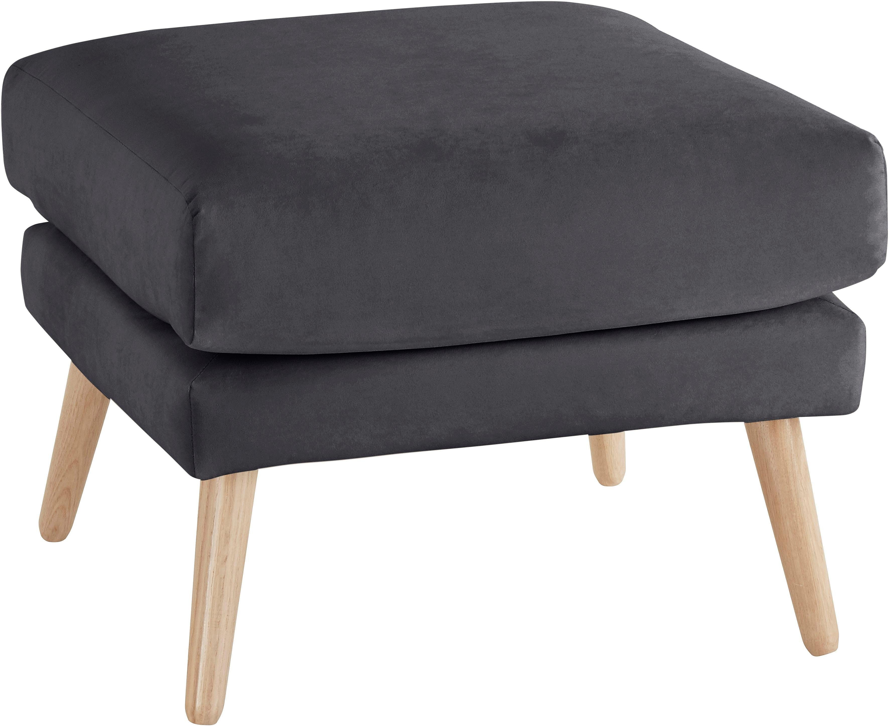 andas Hocker Bille, mit Eiche-Beinen, Design günstig online kaufen