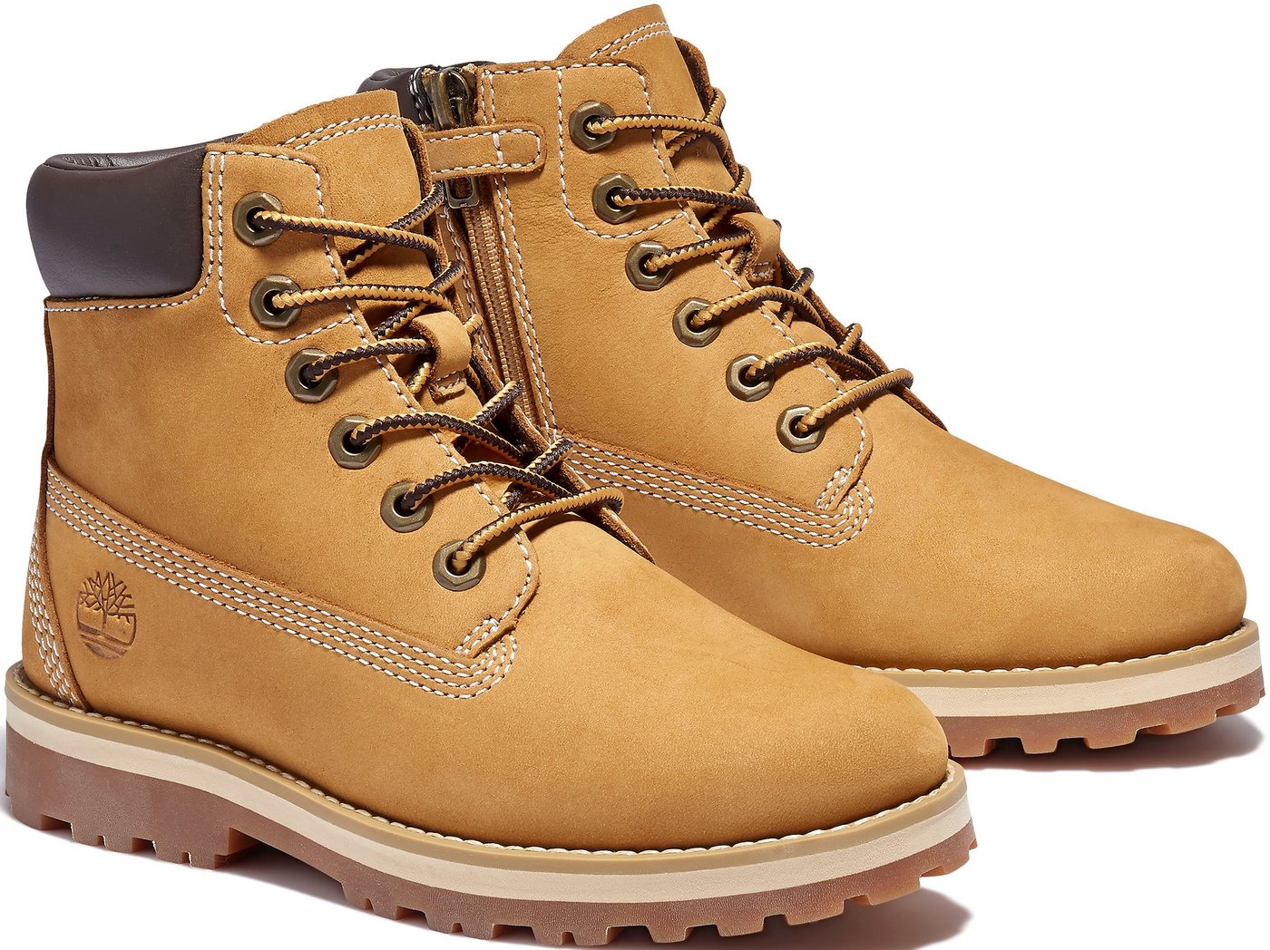 Timberland COURMA KID - MID LACE BOOT Schnürboots Winterstiefel, Schnürstiefel, Winterschuhe