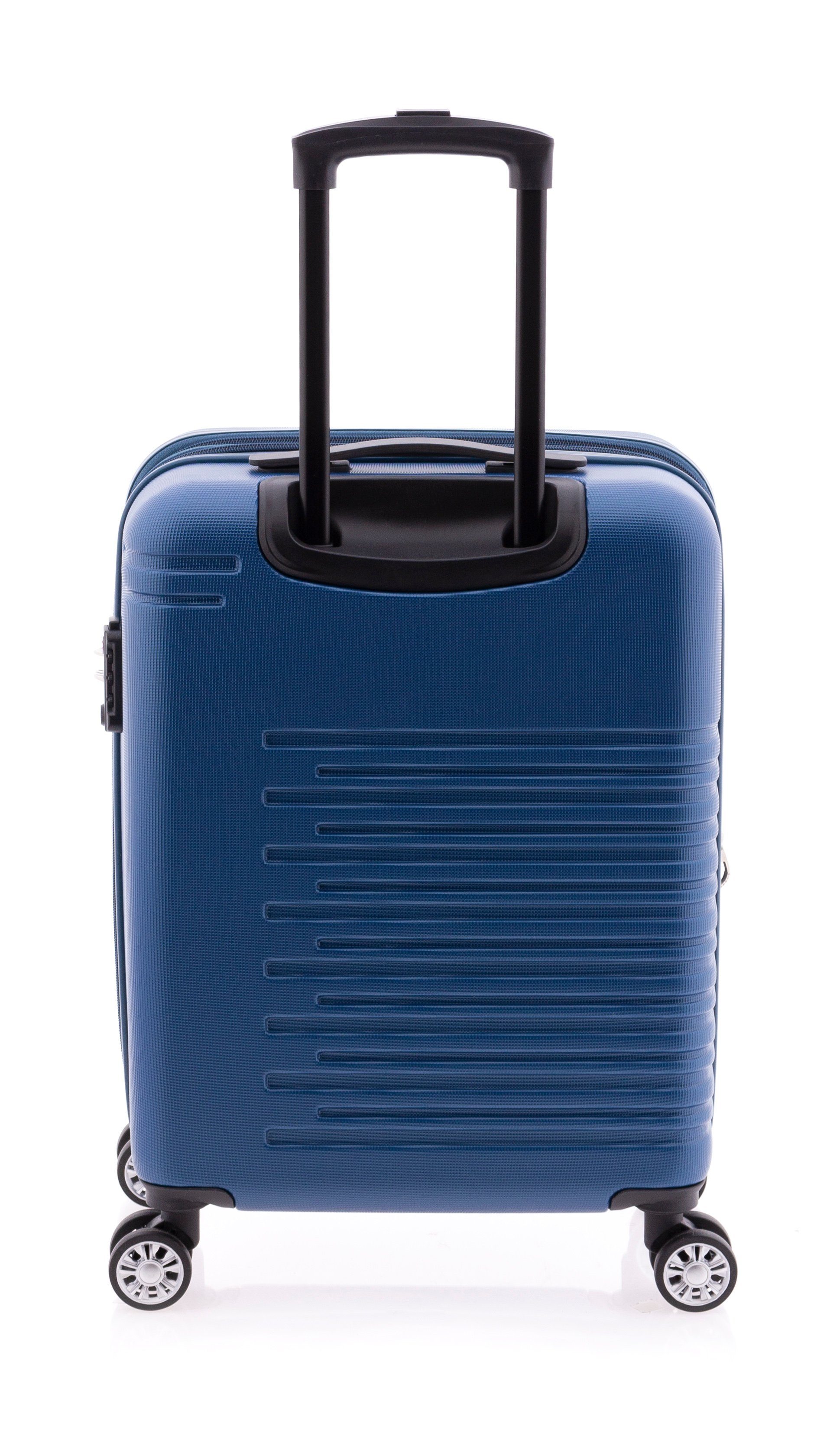 GLADIATOR Handgepäck-Trolley - Dehnfalte, blau cm, 55 Farben TSA, div. Koffer Rollen, 4